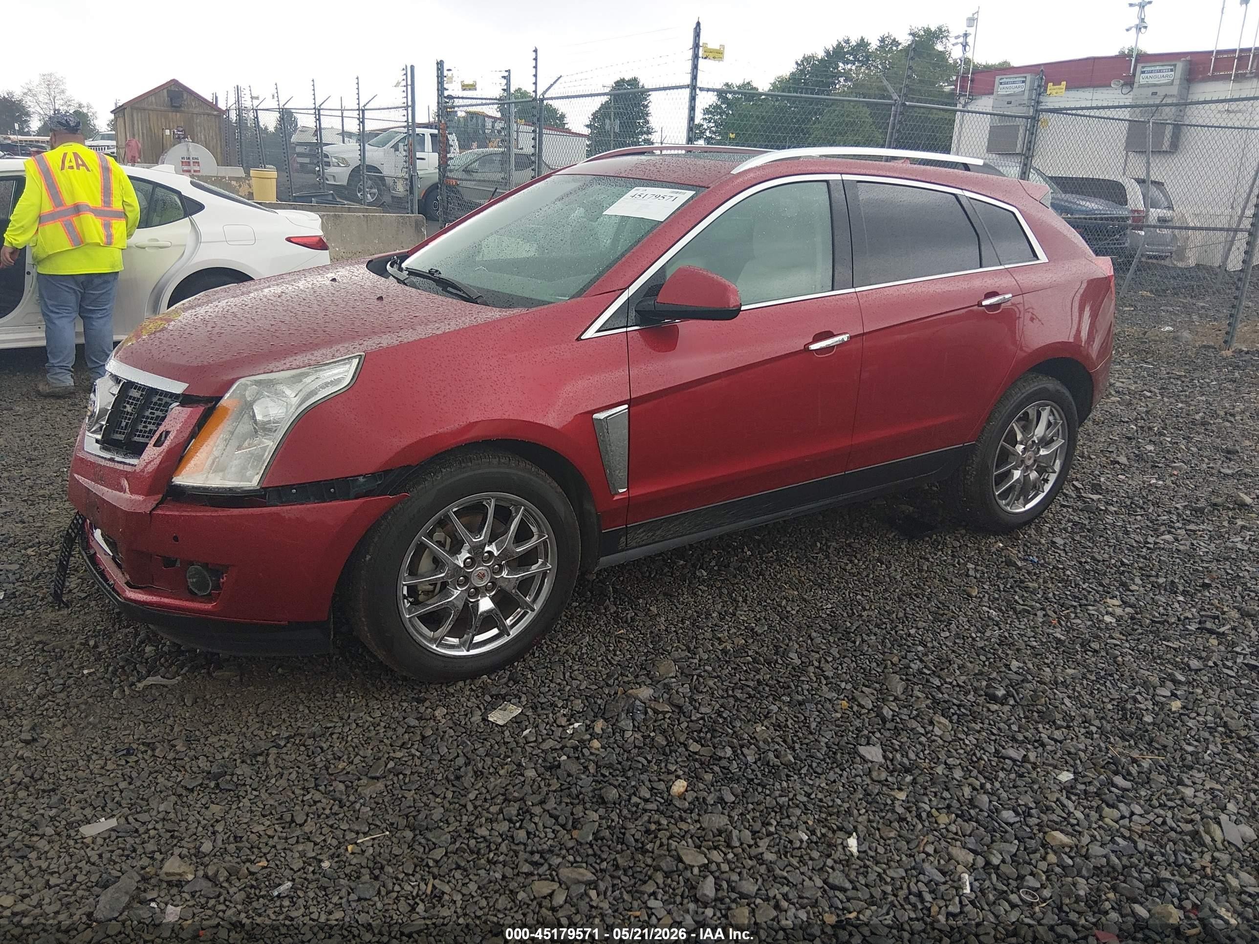 2014 Cadillac Srx Performance Collection Красный vin: 3GYFNFE32ES546553
