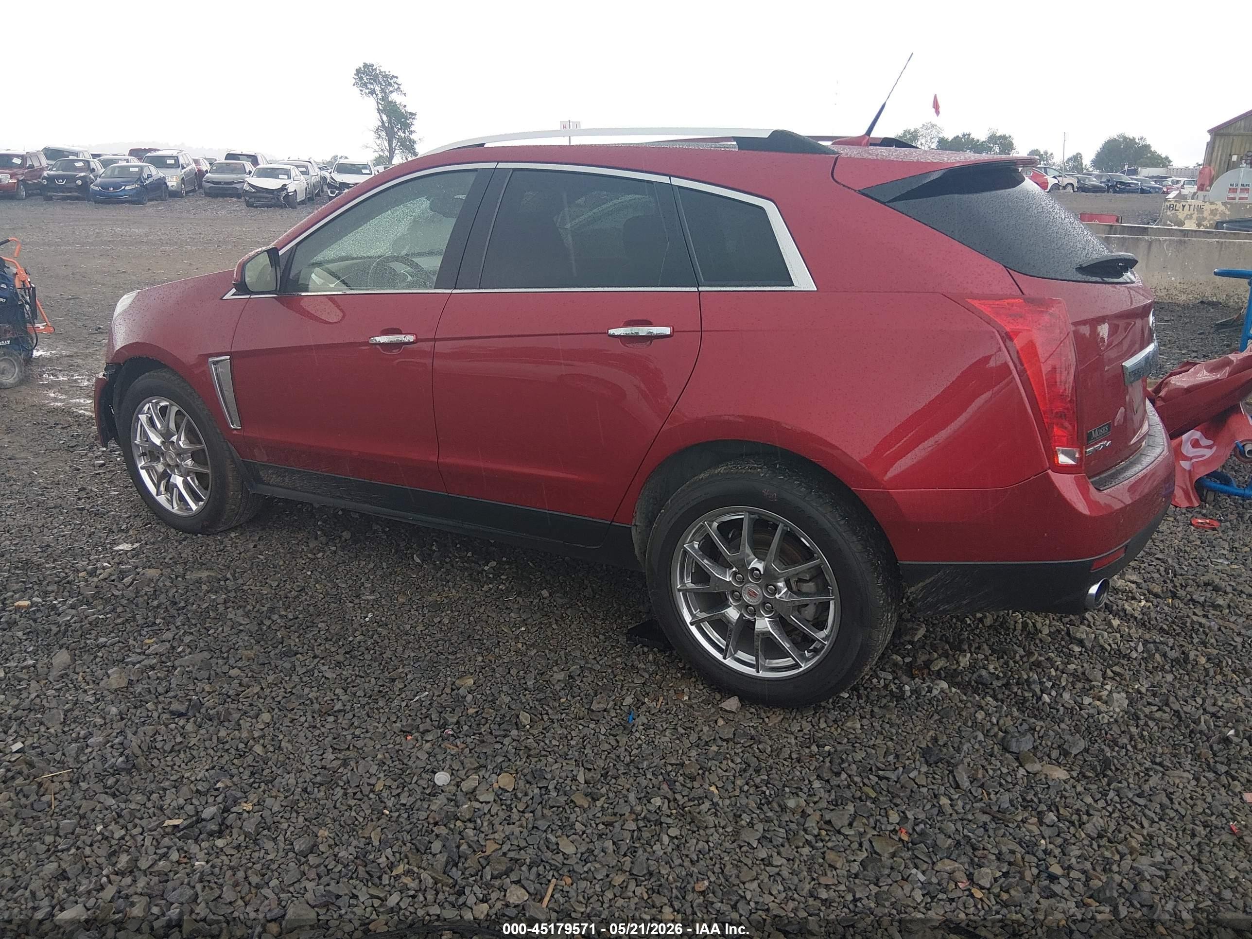 2014 Cadillac Srx Performance Collection Красный vin: 3GYFNFE32ES546553