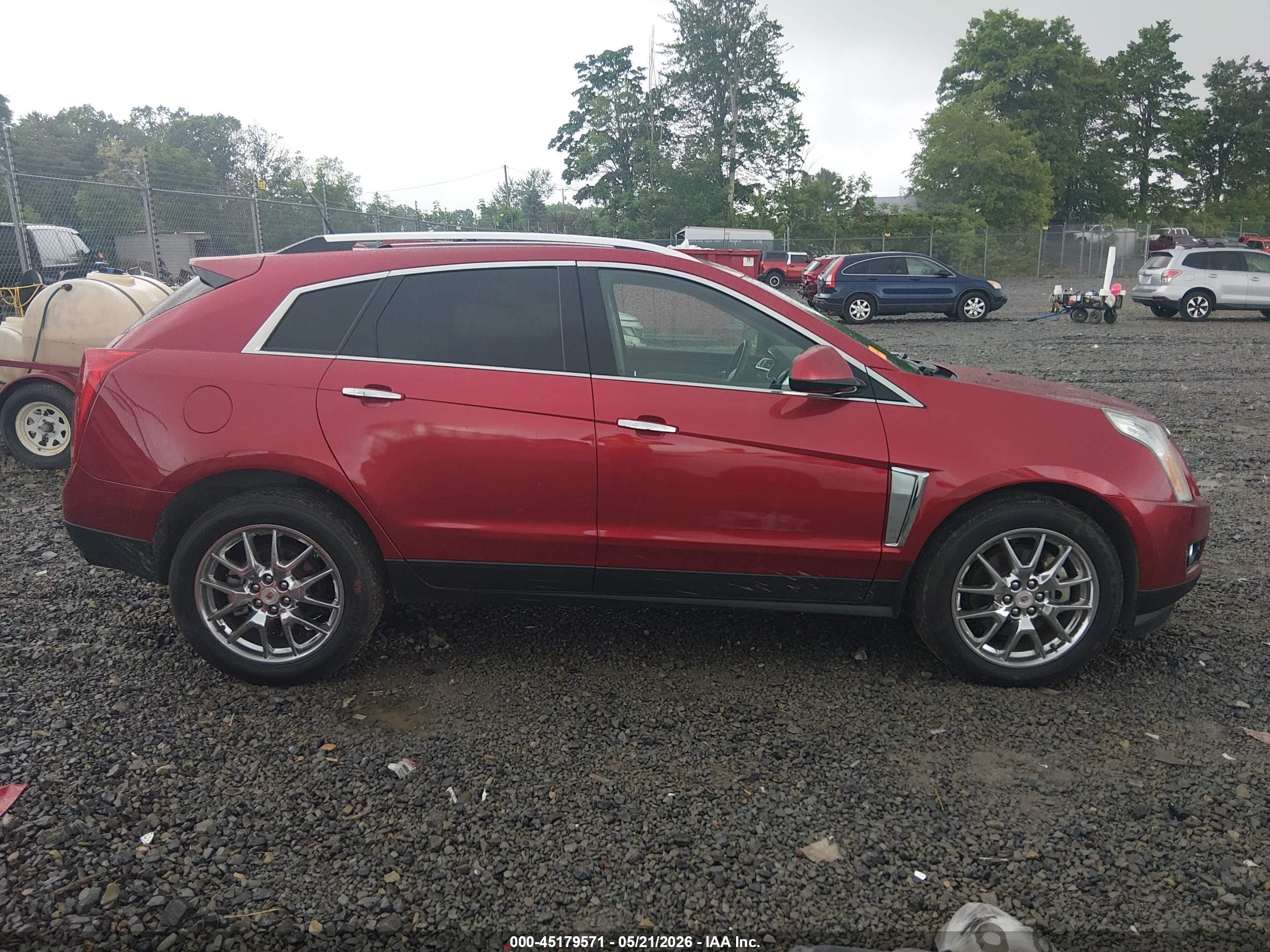 2014 Cadillac Srx Performance Collection Красный vin: 3GYFNFE32ES546553