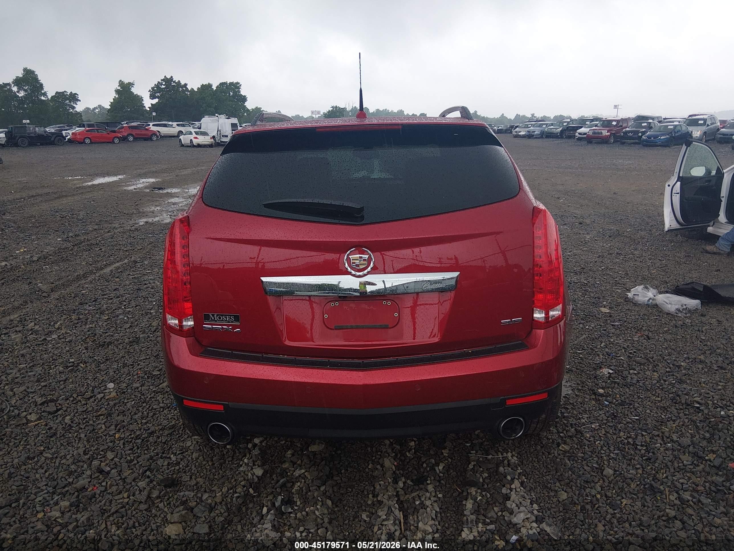 2014 Cadillac Srx Performance Collection Красный vin: 3GYFNFE32ES546553