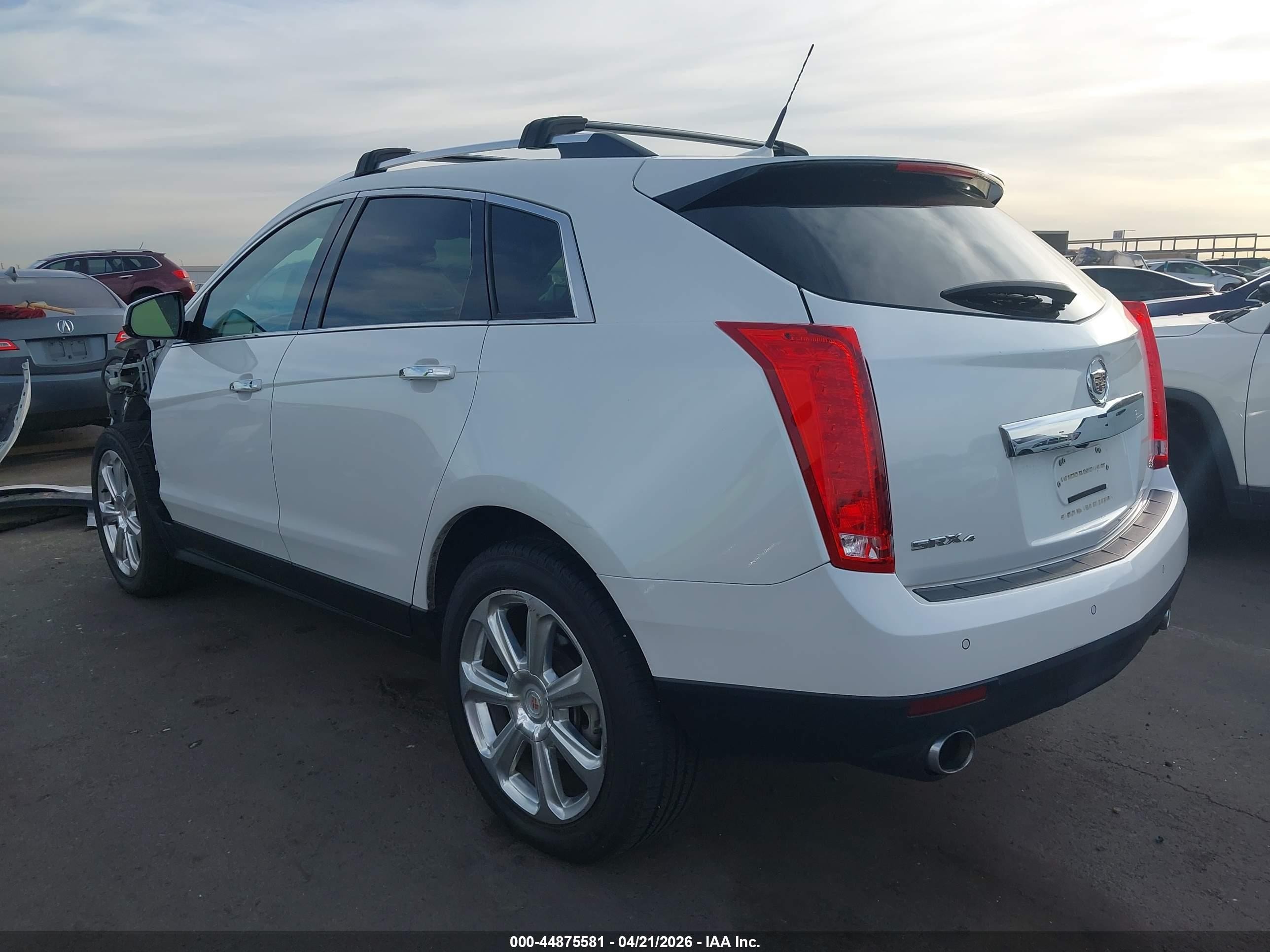 2014 Cadillac Srx Performance Collection White vin: 3GYFNFE32ES654736