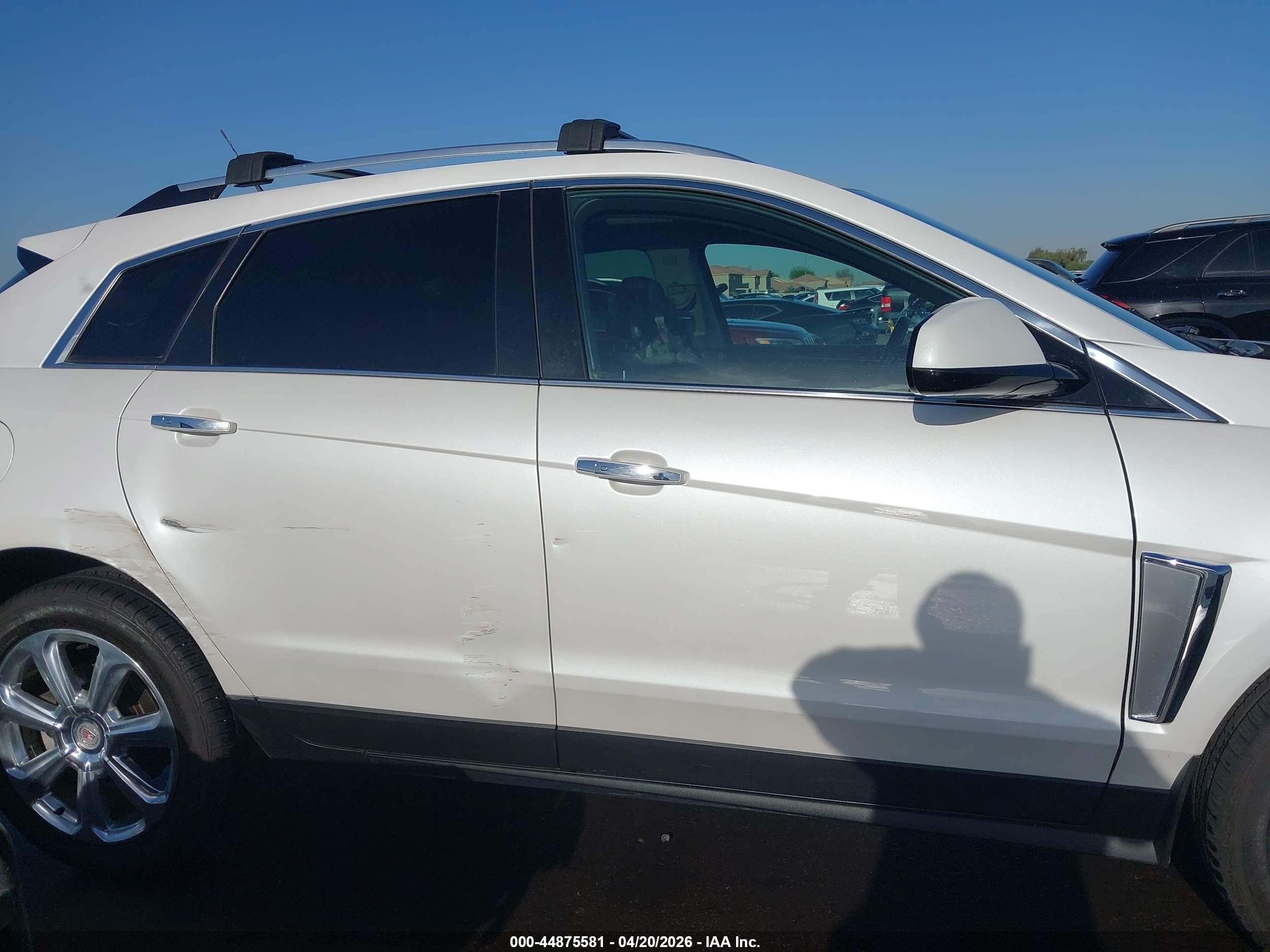 2014 Cadillac Srx Performance Collection White vin: 3GYFNFE32ES654736