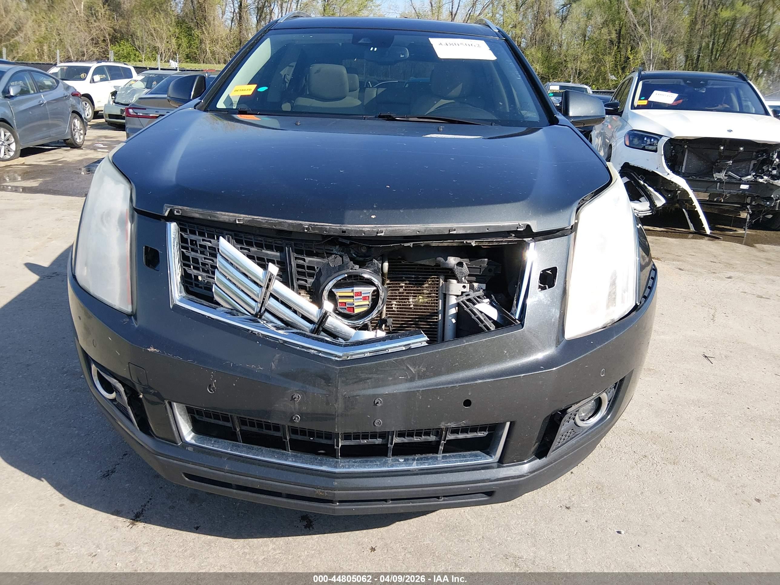 2014 Cadillac Srx Performance Collection Gray vin: 3GYFNFE32ES657443