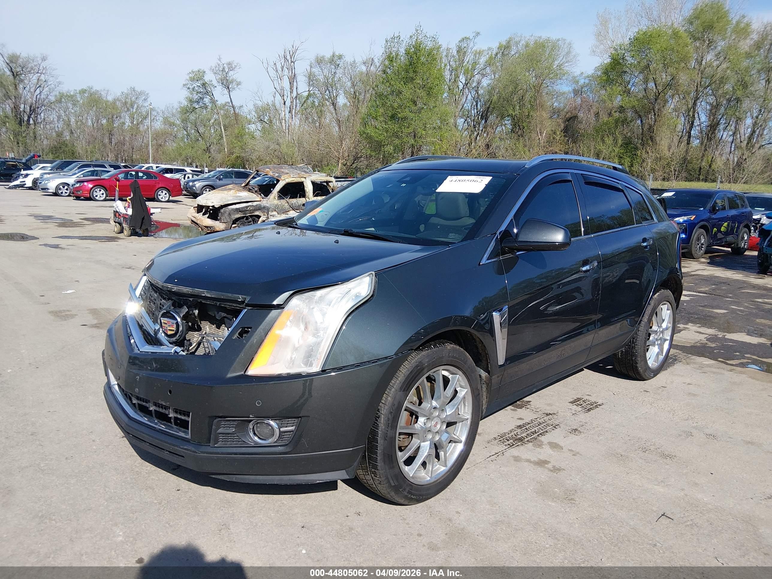 2014 Cadillac Srx Performance Collection Gray vin: 3GYFNFE32ES657443