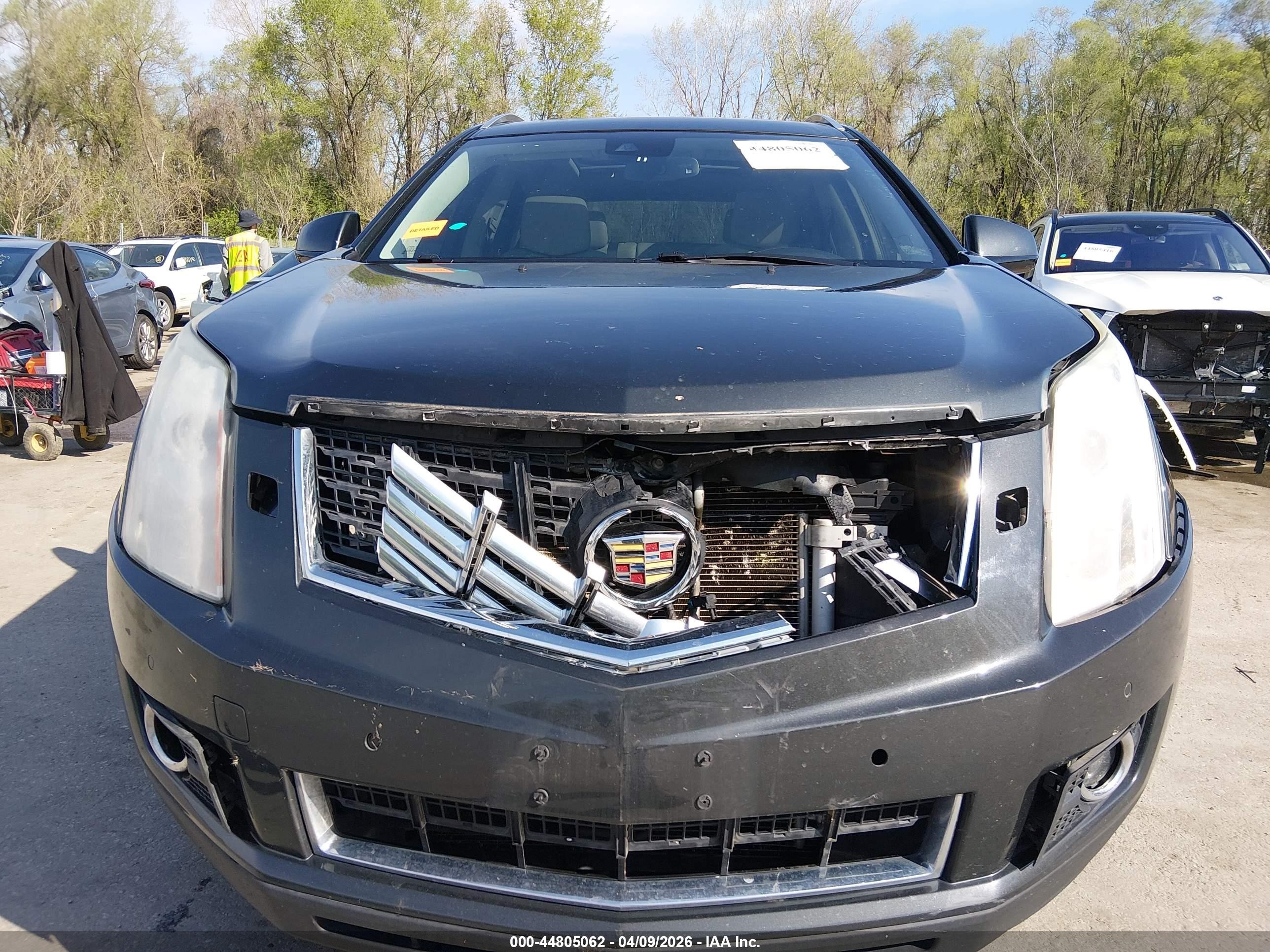 2014 Cadillac Srx Performance Collection Gray vin: 3GYFNFE32ES657443