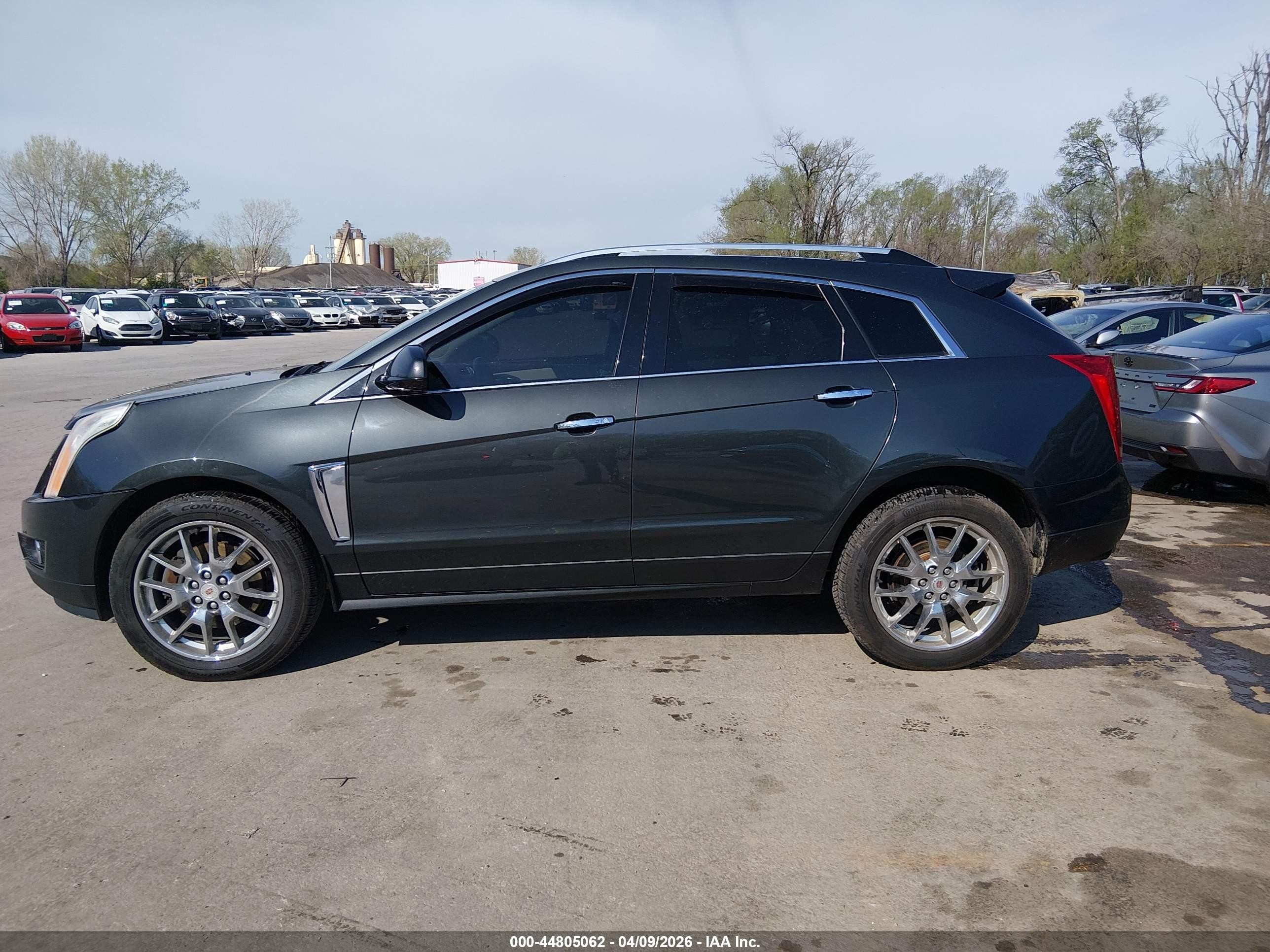 2014 Cadillac Srx Performance Collection Gray vin: 3GYFNFE32ES657443