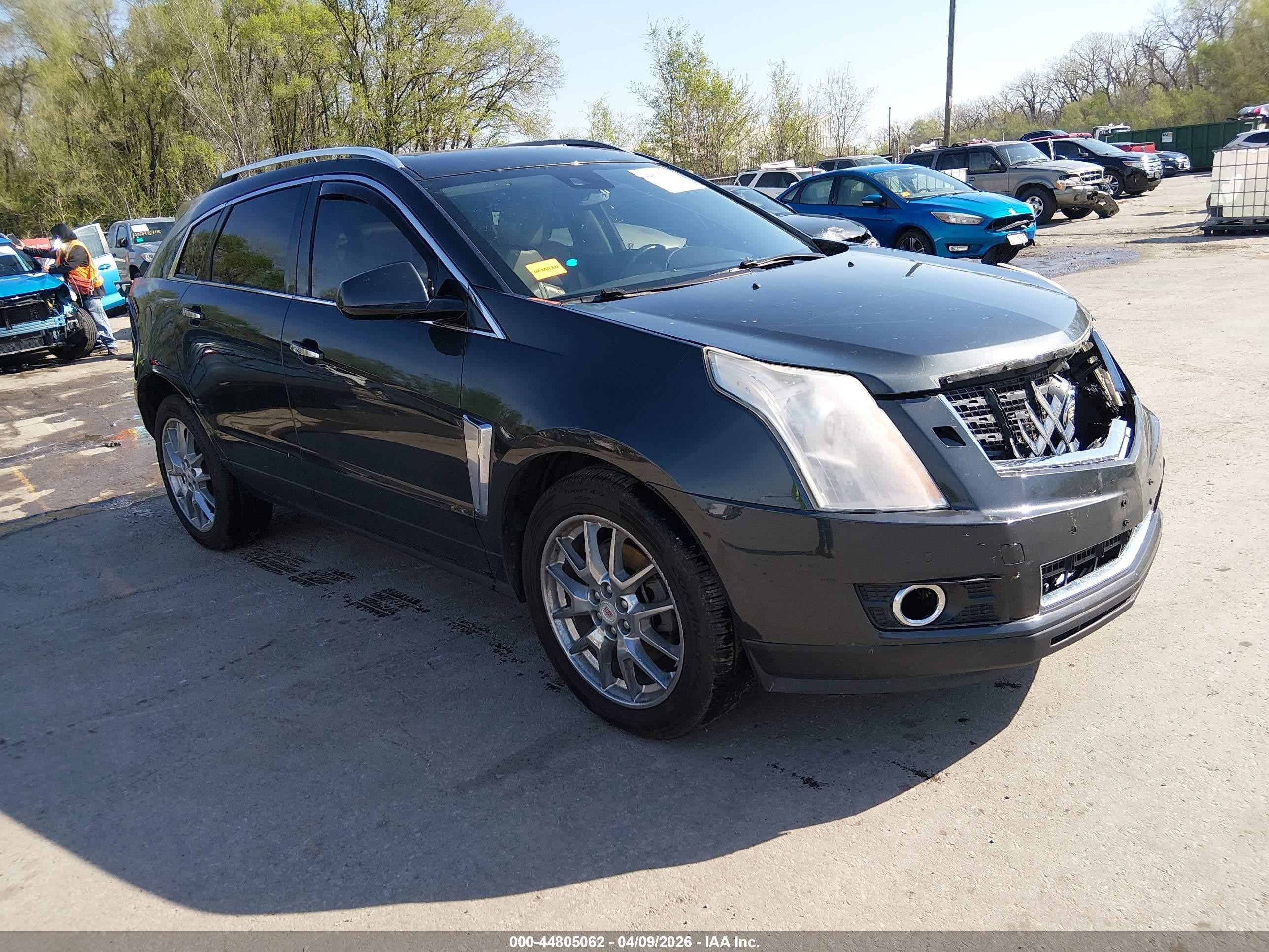 2014 Cadillac Srx Performance Collection Gray vin: 3GYFNFE32ES657443
