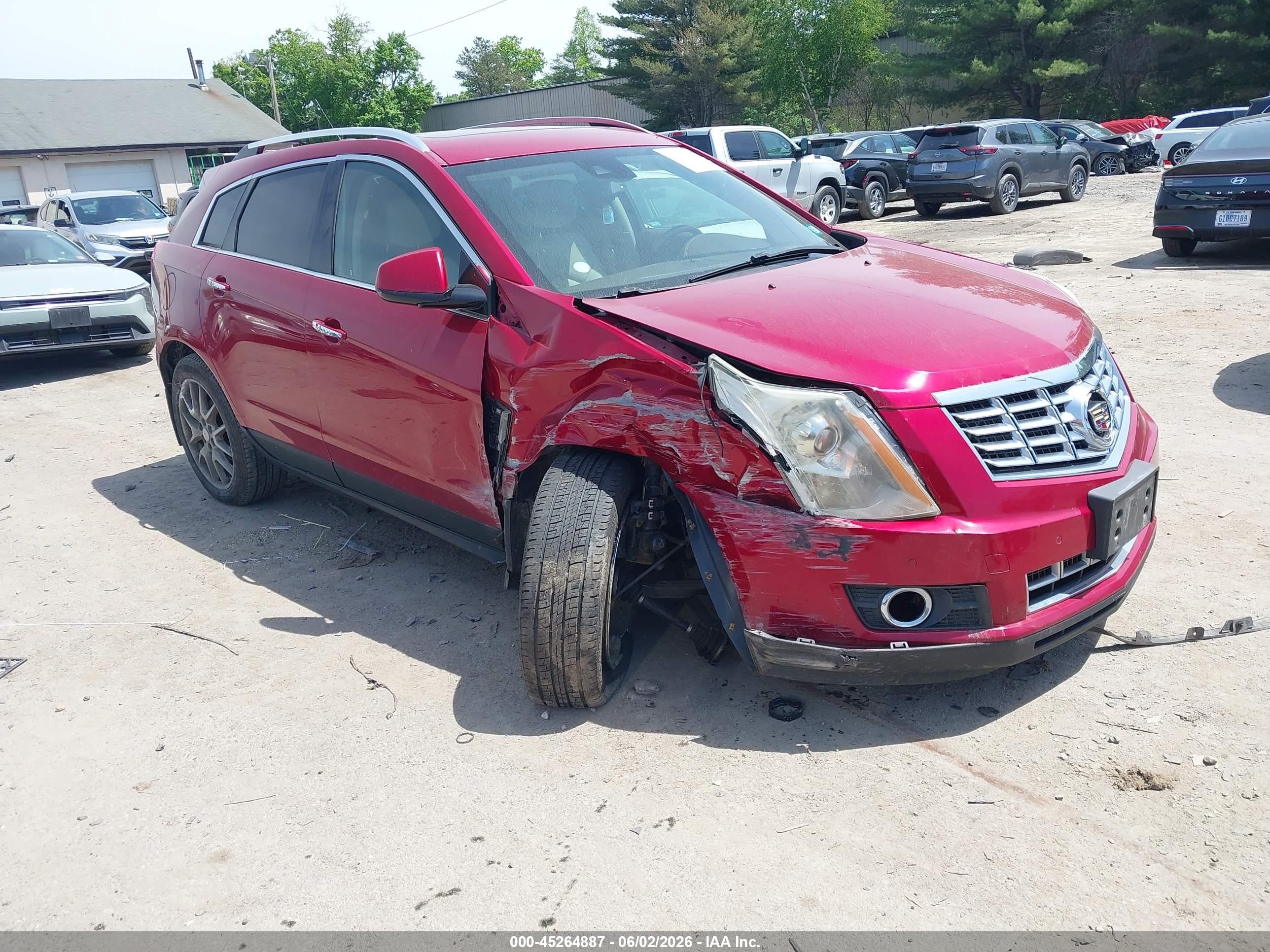 2015 Cadillac Srx Performance Collection Red vin: 3GYFNFE32FS547929