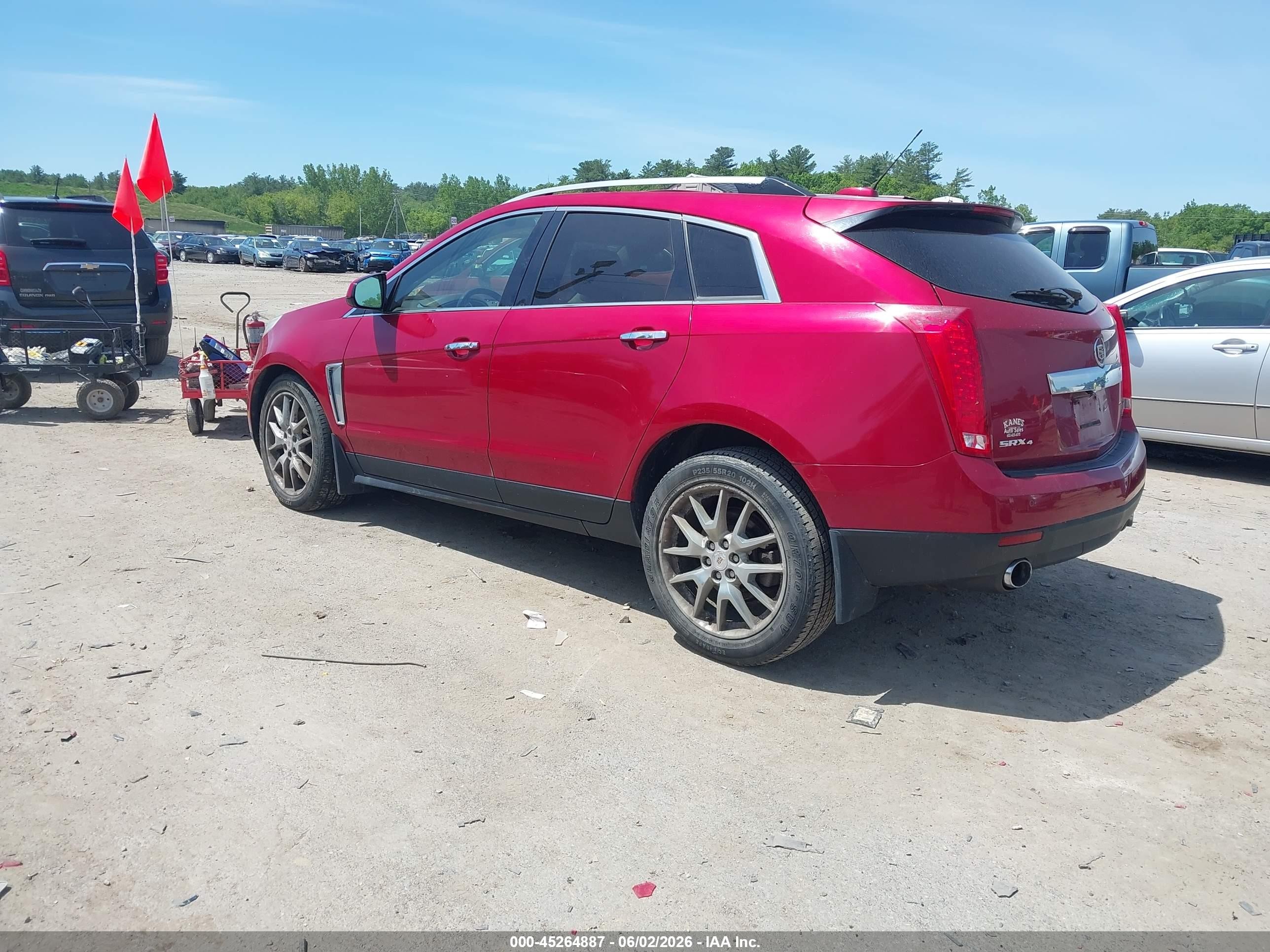 2015 Cadillac Srx Performance Collection Красный vin: 3GYFNFE32FS547929