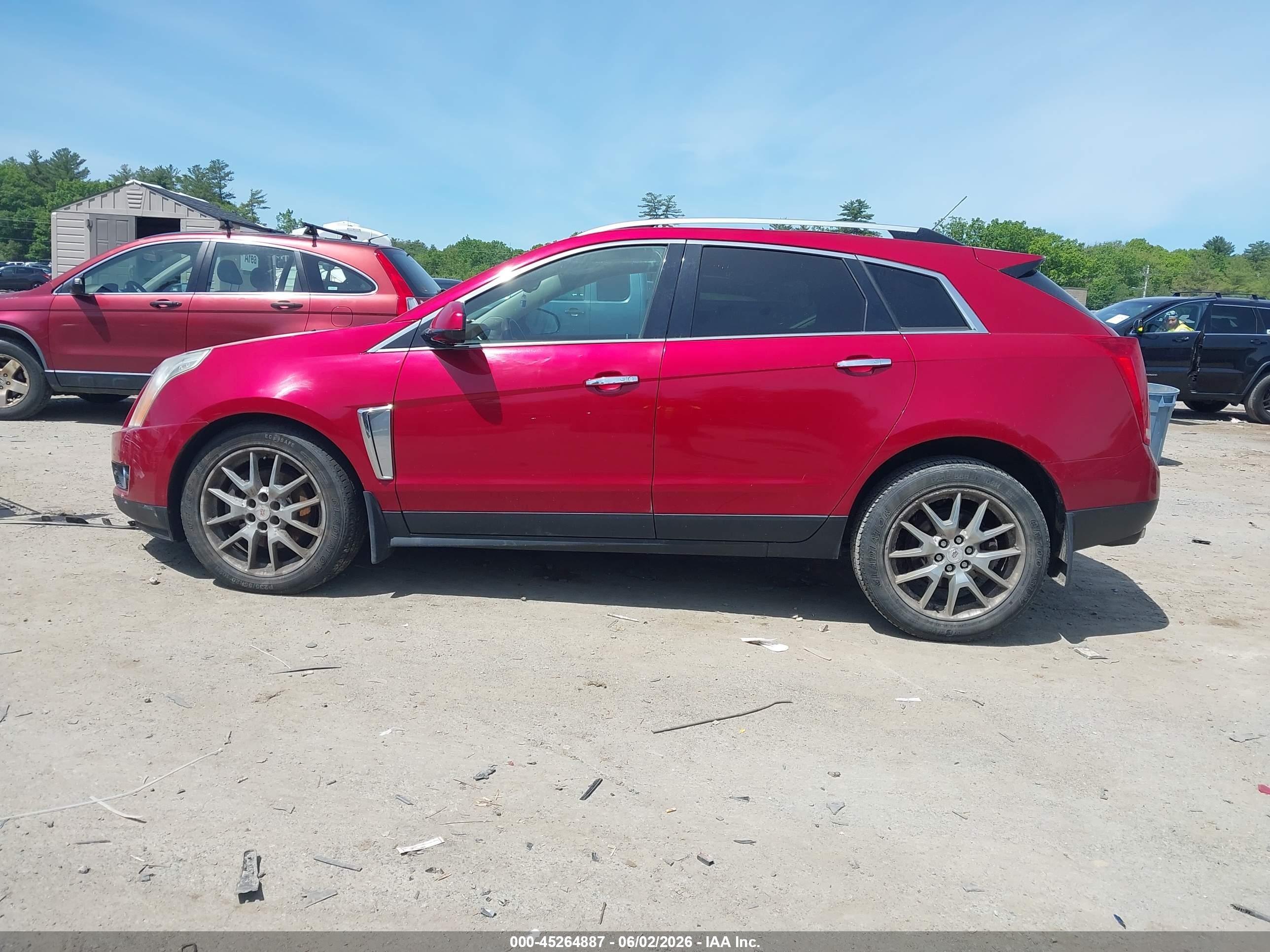 2015 Cadillac Srx Performance Collection Красный vin: 3GYFNFE32FS547929
