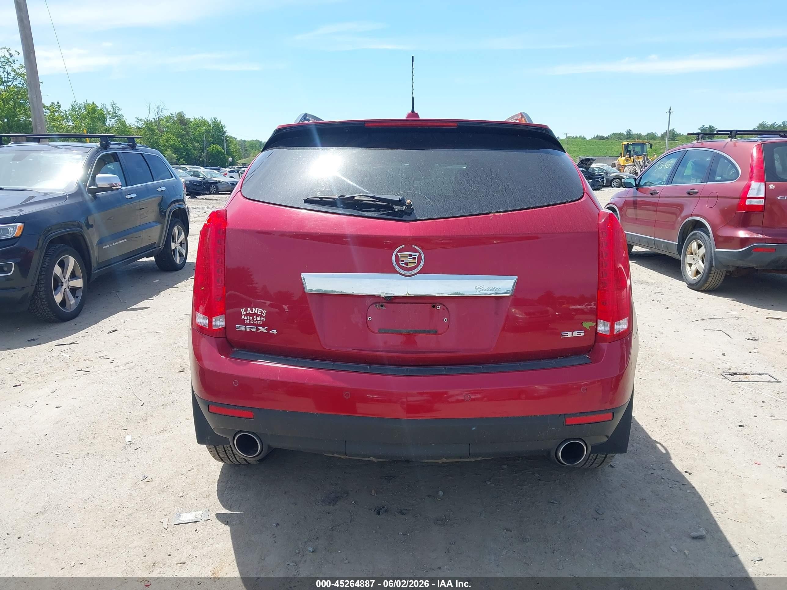 2015 Cadillac Srx Performance Collection Красный vin: 3GYFNFE32FS547929