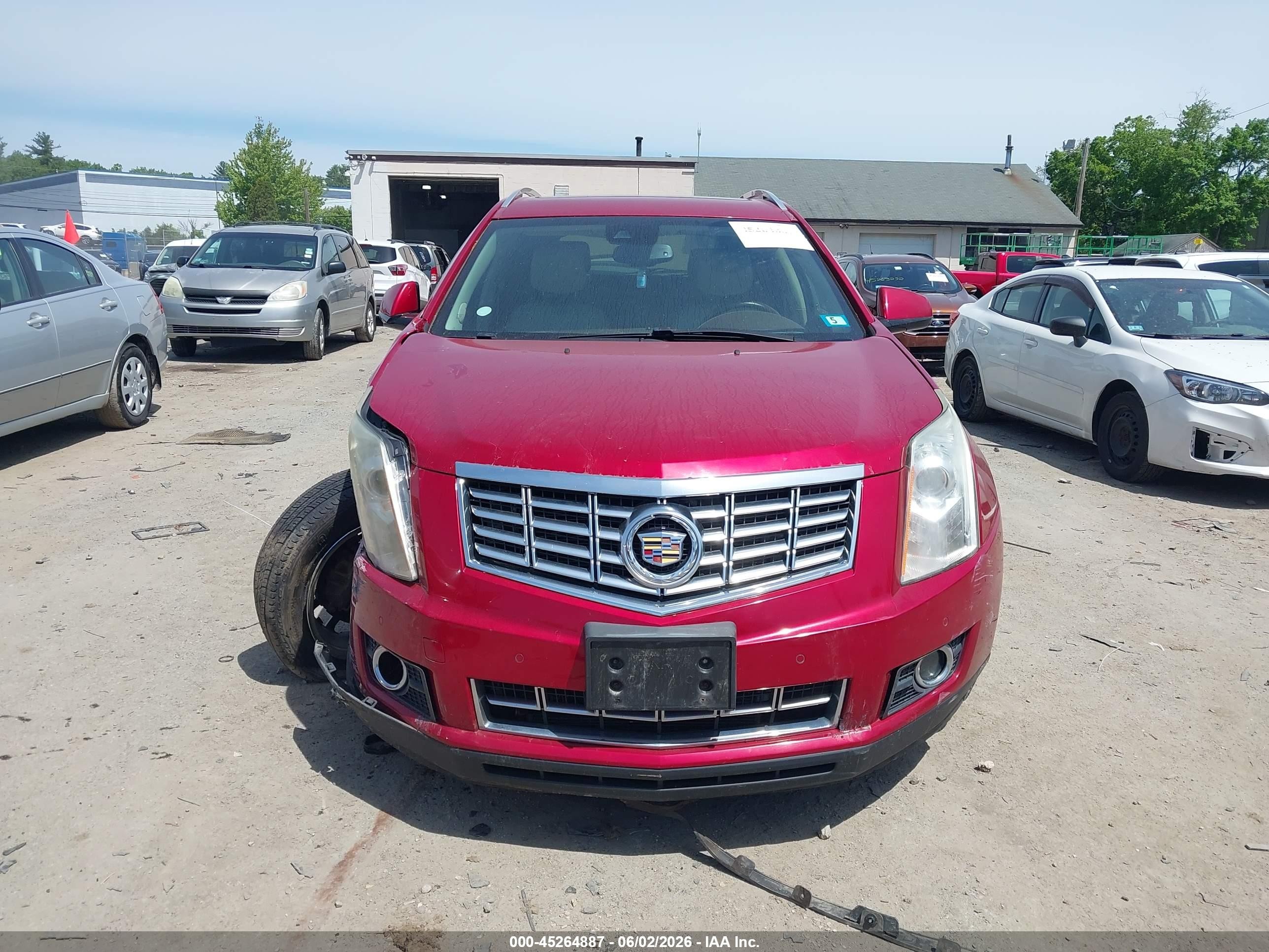 2015 Cadillac Srx Performance Collection Красный vin: 3GYFNFE32FS547929