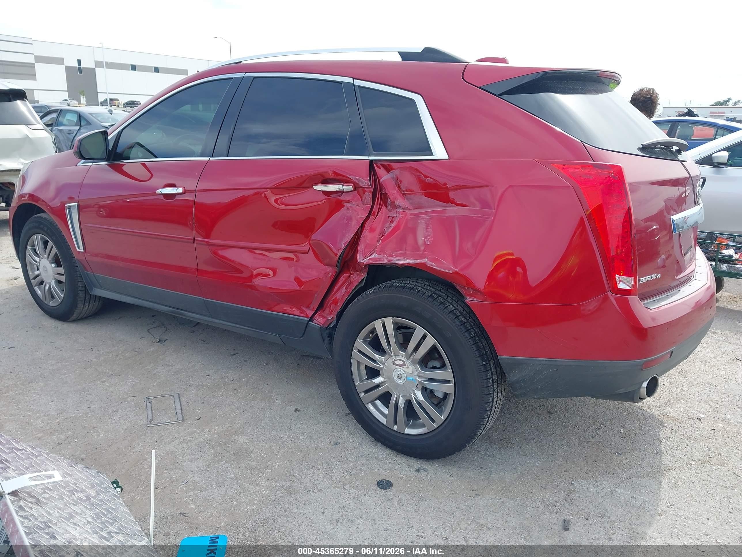 2015 Cadillac Srx Performance Collection Red vin: 3GYFNFE32FS604419