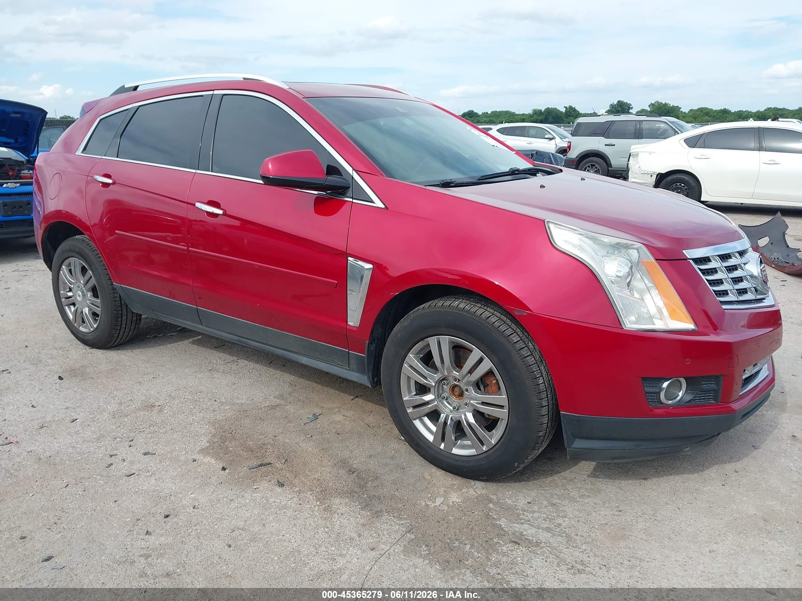 2015 Cadillac Srx Performance Collection Red vin: 3GYFNFE32FS604419