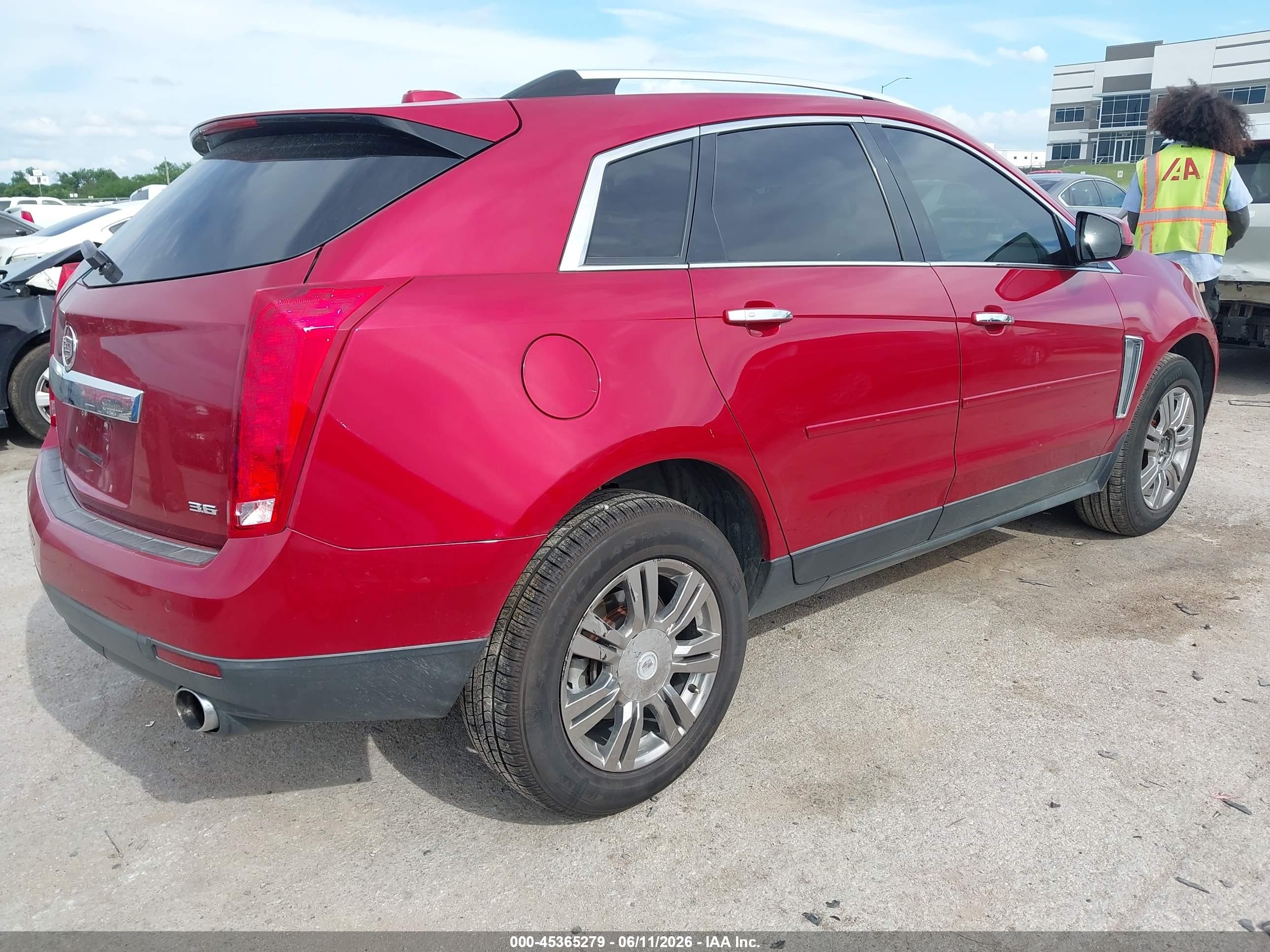 2015 Cadillac Srx Performance Collection Red vin: 3GYFNFE32FS604419