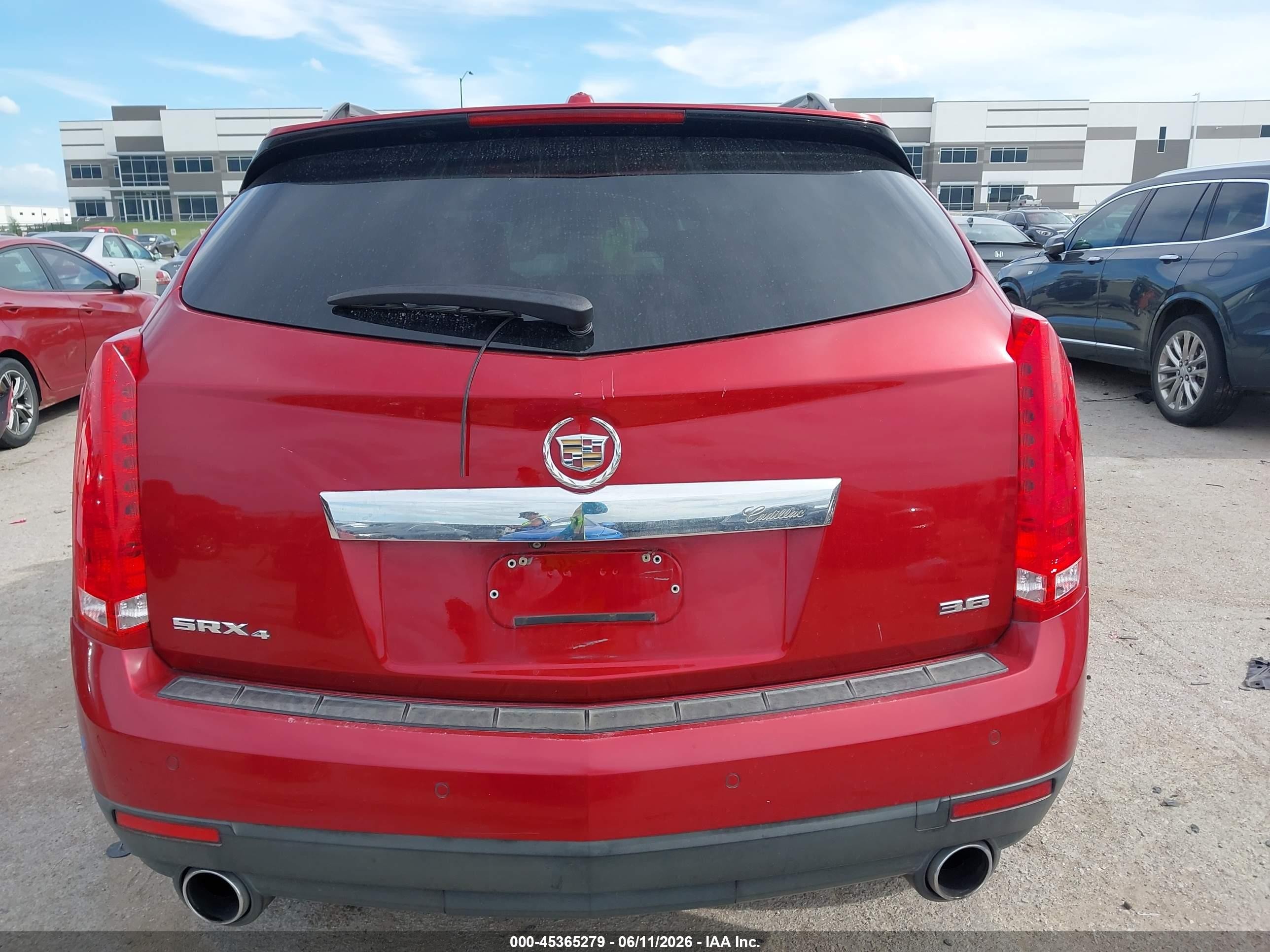 2015 Cadillac Srx Performance Collection Red vin: 3GYFNFE32FS604419