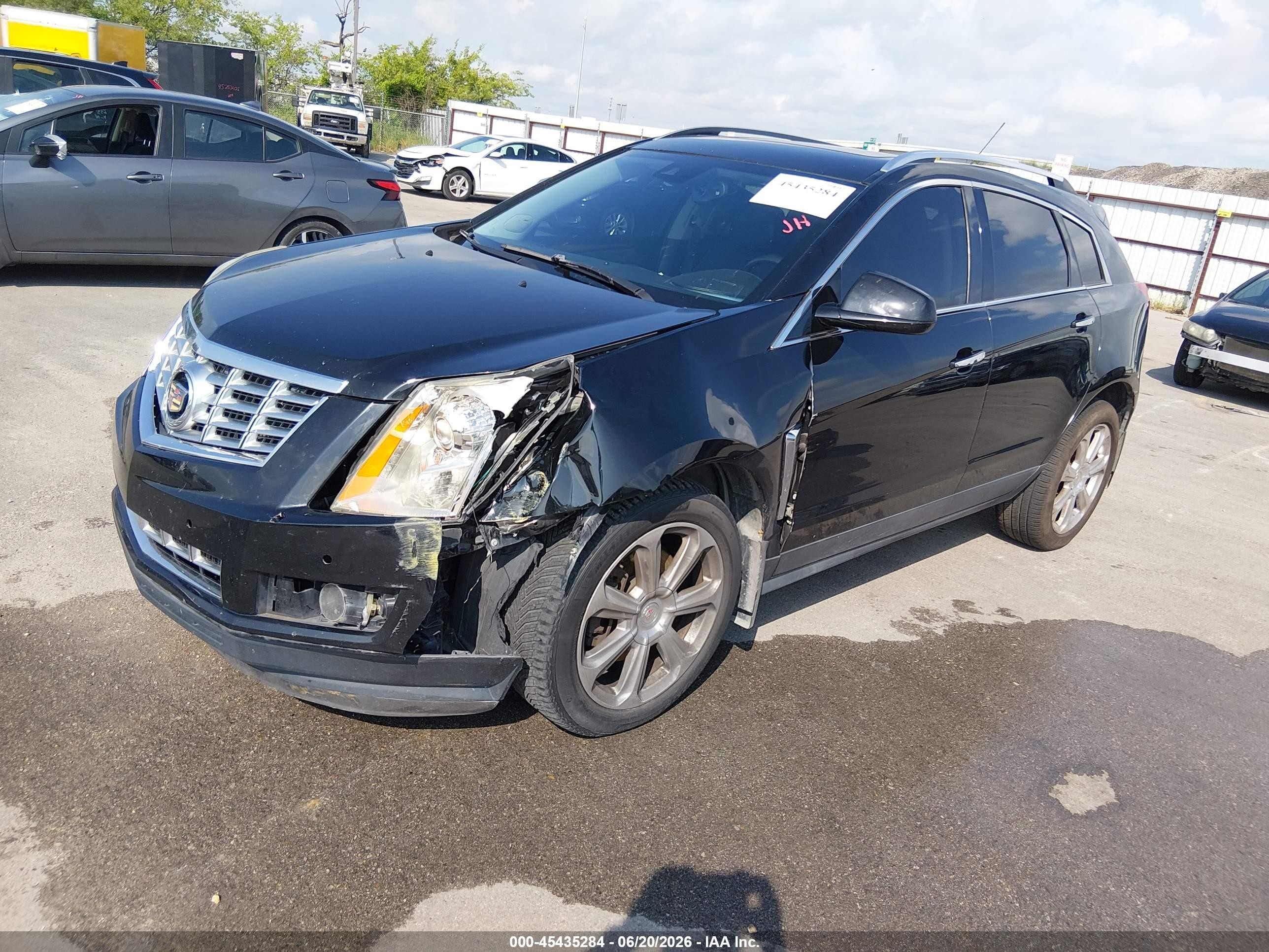 2015 Cadillac Srx Performance Collection Black vin: 3GYFNFE32FS641096