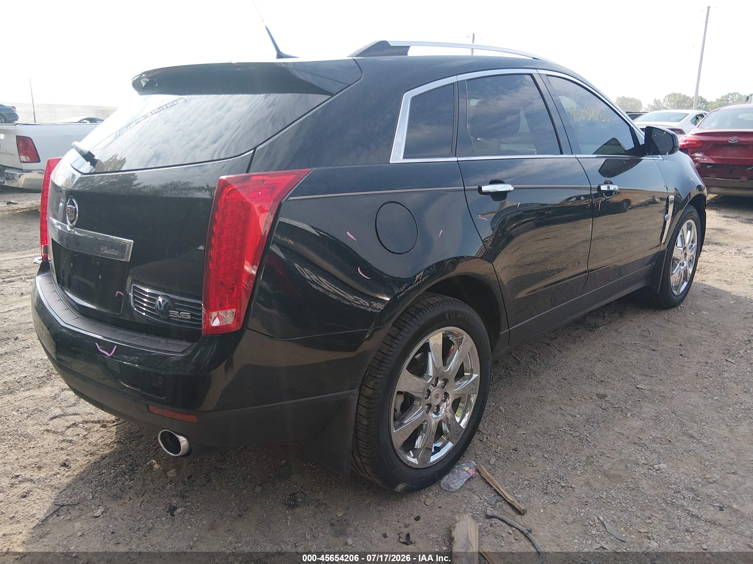 2012 Cadillac Srx Premium Collection Black vin: 3GYFNFE33CS542508