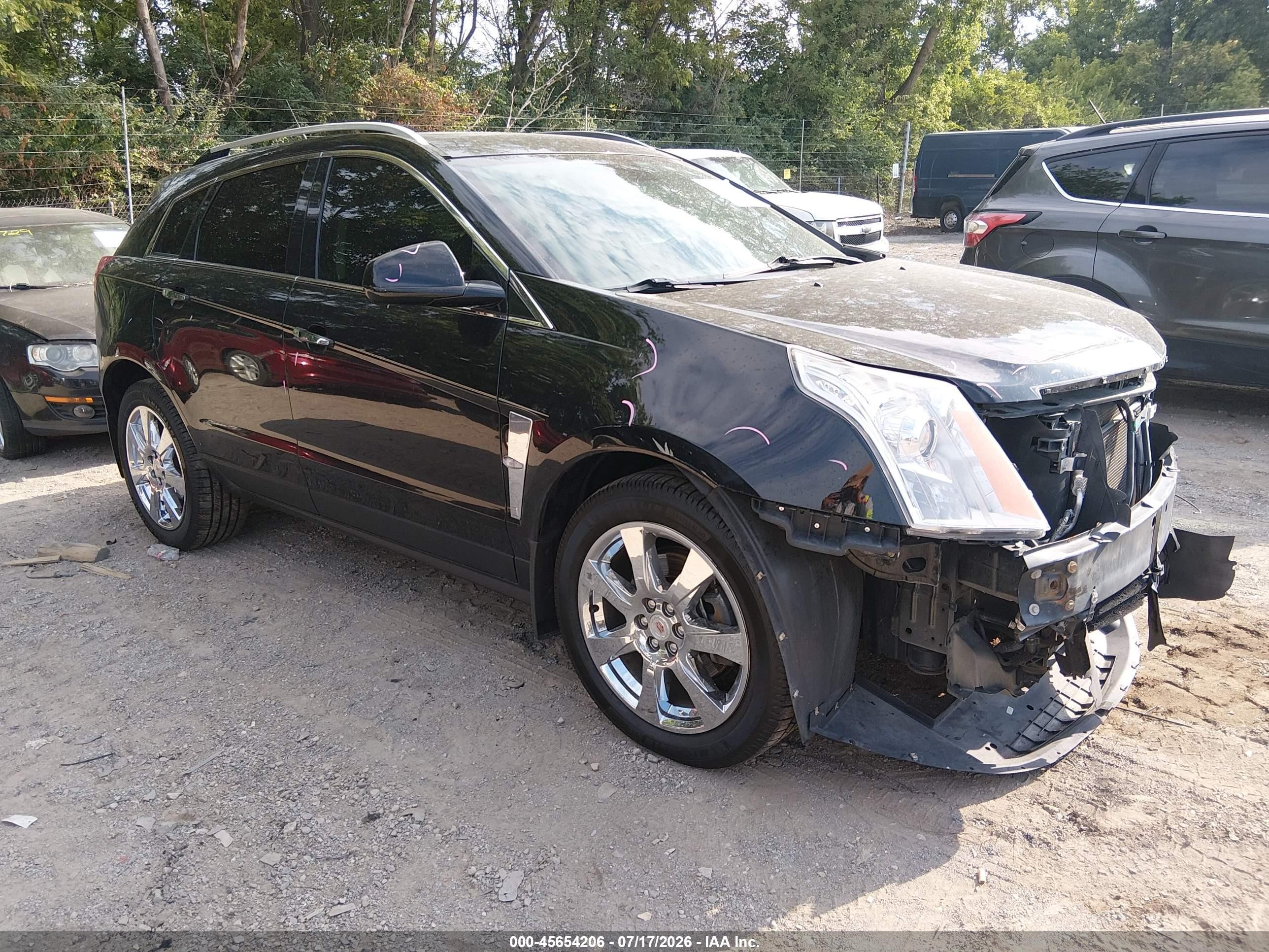 2012 Cadillac Srx Premium Collection Black vin: 3GYFNFE33CS542508