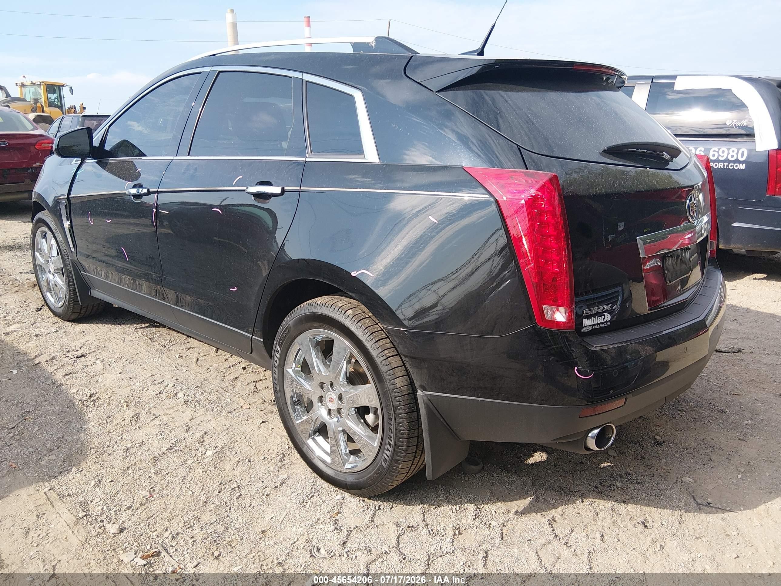 2012 Cadillac Srx Premium Collection Black vin: 3GYFNFE33CS542508