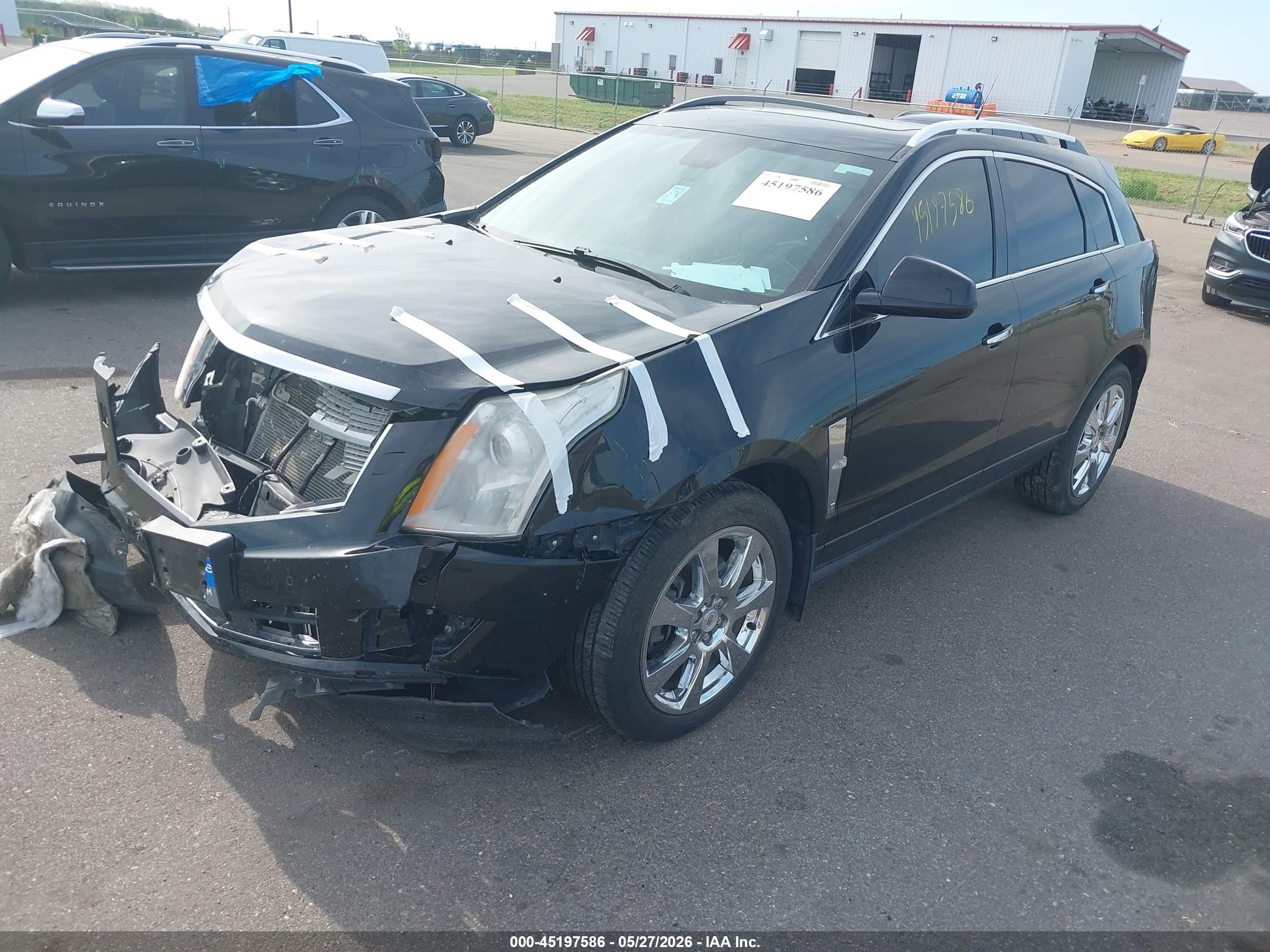 2012 Cadillac Srx Premium Collection Black vin: 3GYFNFE33CS646383