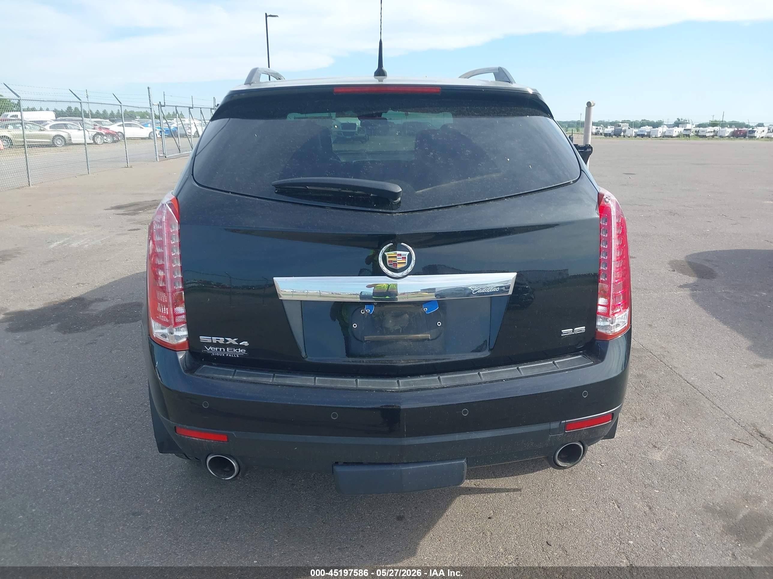 2012 Cadillac Srx Premium Collection Black vin: 3GYFNFE33CS646383