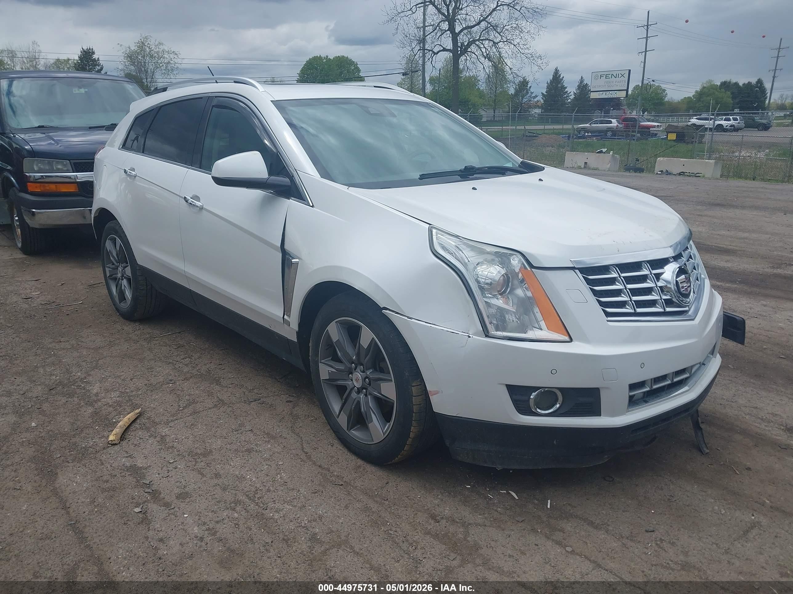 2014 Cadillac Srx Performance Collection White vin: 3GYFNFE33ES586401