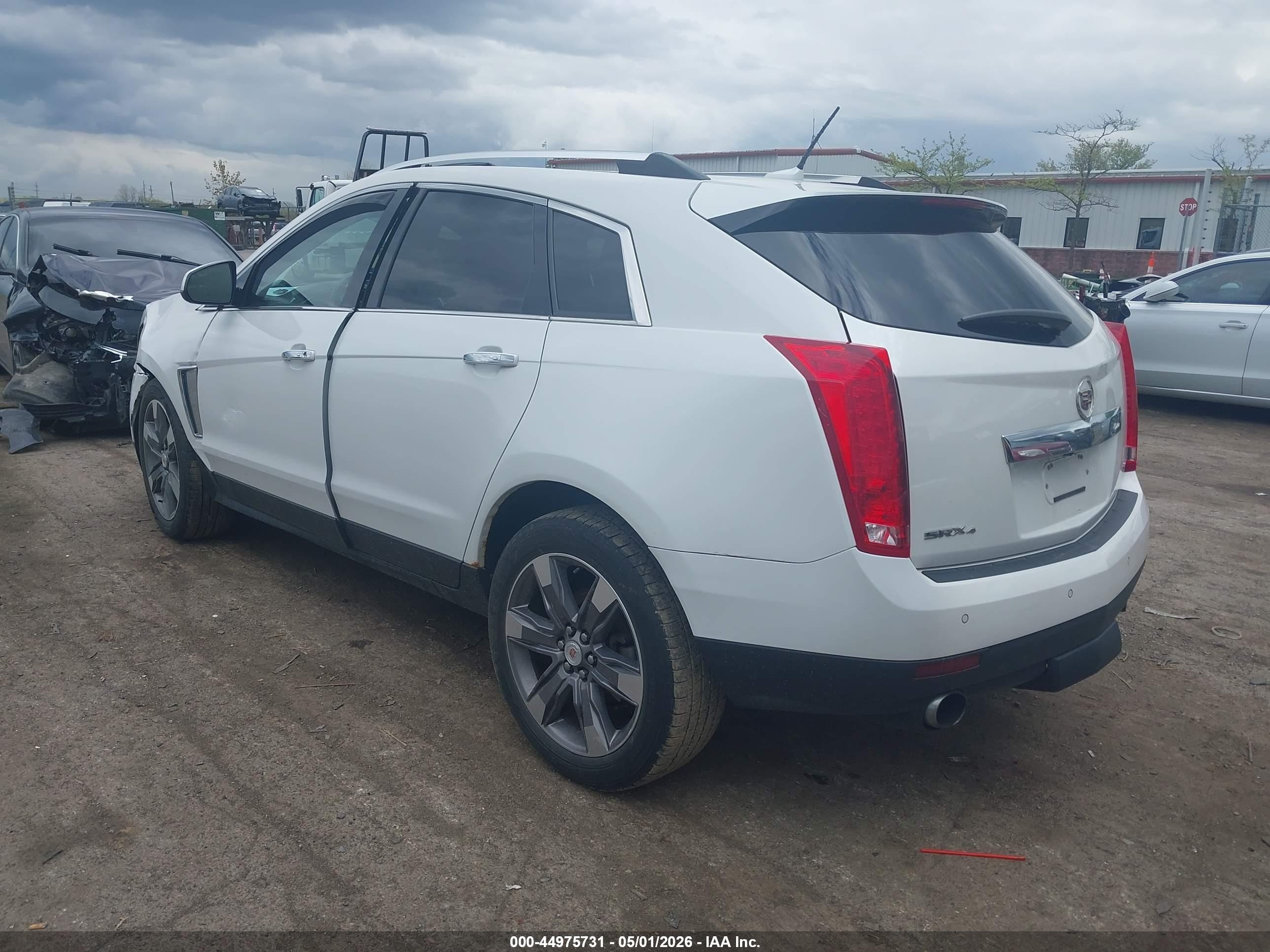 2014 Cadillac Srx Performance Collection White vin: 3GYFNFE33ES586401