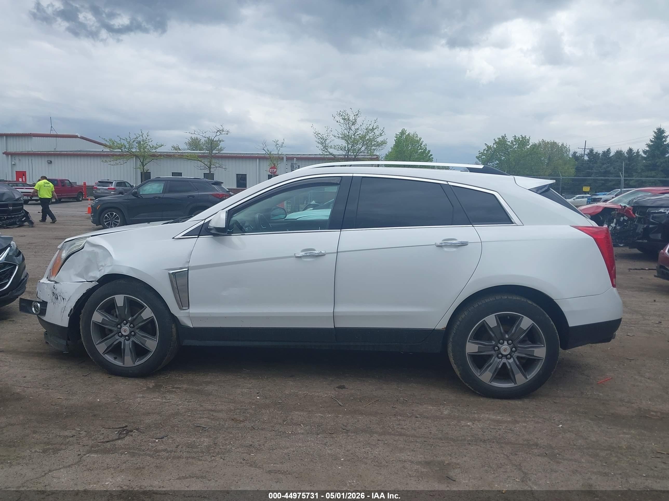 2014 Cadillac Srx Performance Collection White vin: 3GYFNFE33ES586401