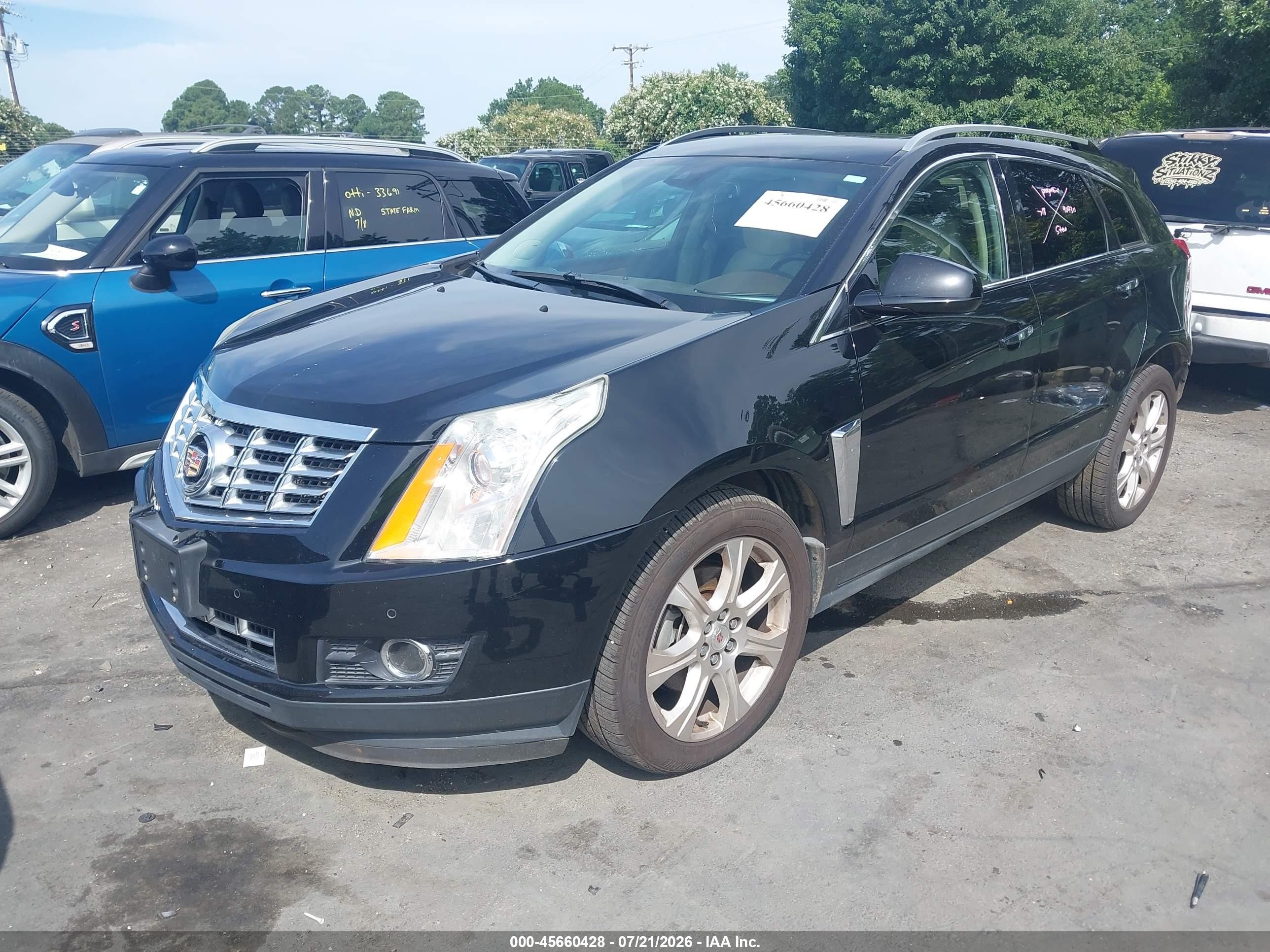 2015 Cadillac Srx Performance Collection Черный vin: 3GYFNFE33FS515958
