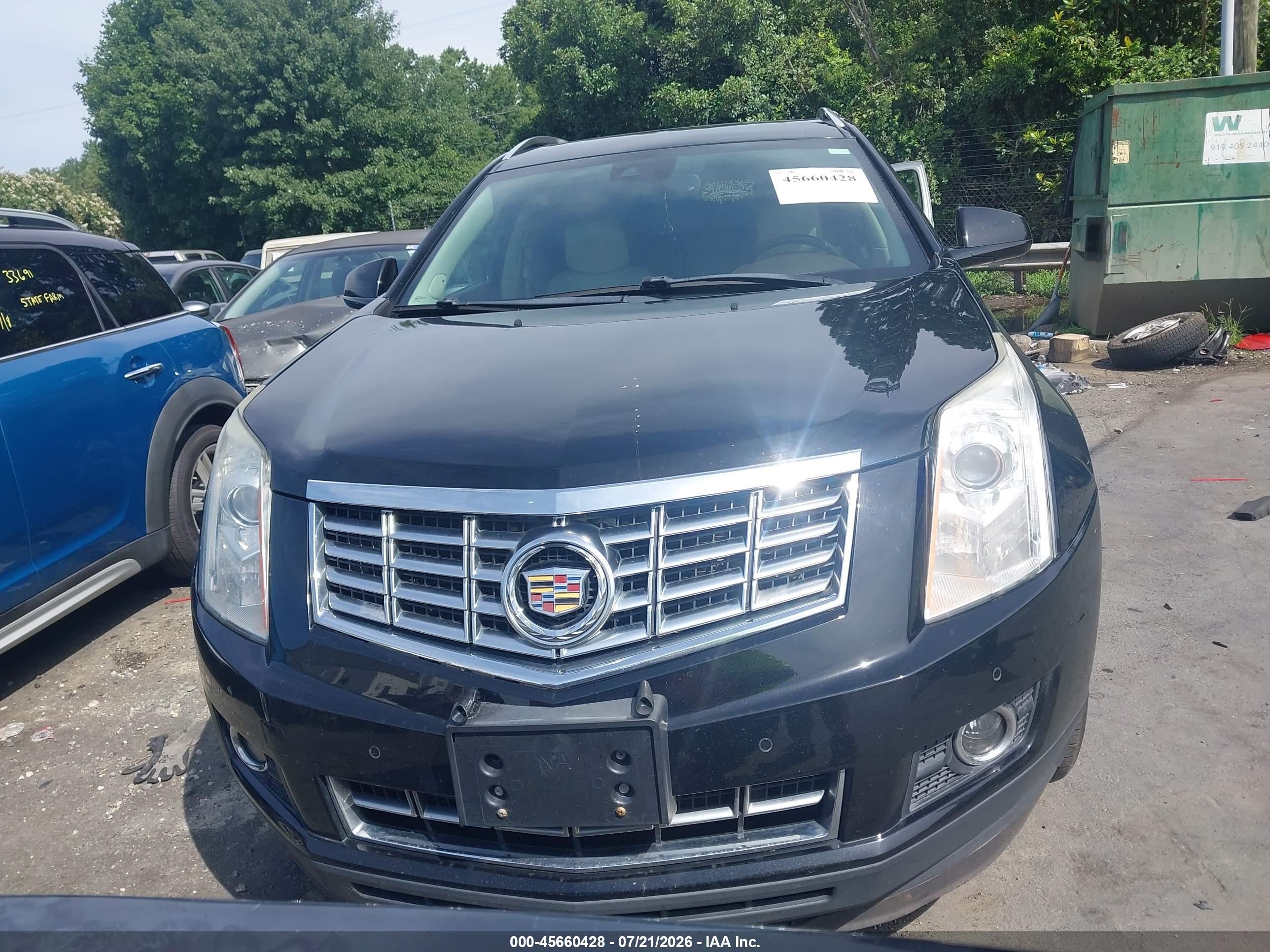 2015 Cadillac Srx Performance Collection Черный vin: 3GYFNFE33FS515958