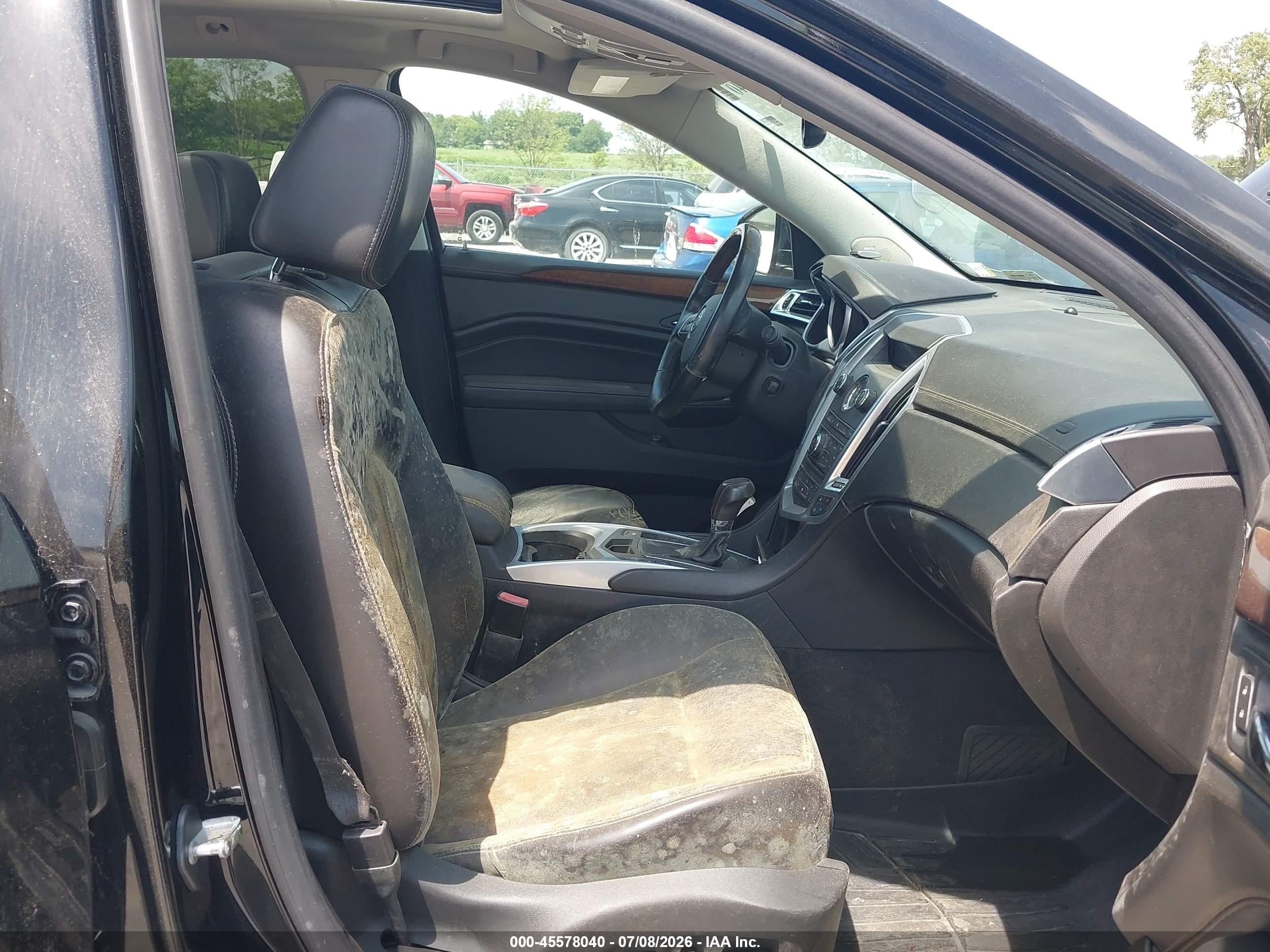 2012 Cadillac Srx Premium Collection Black vin: 3GYFNFE34CS500364