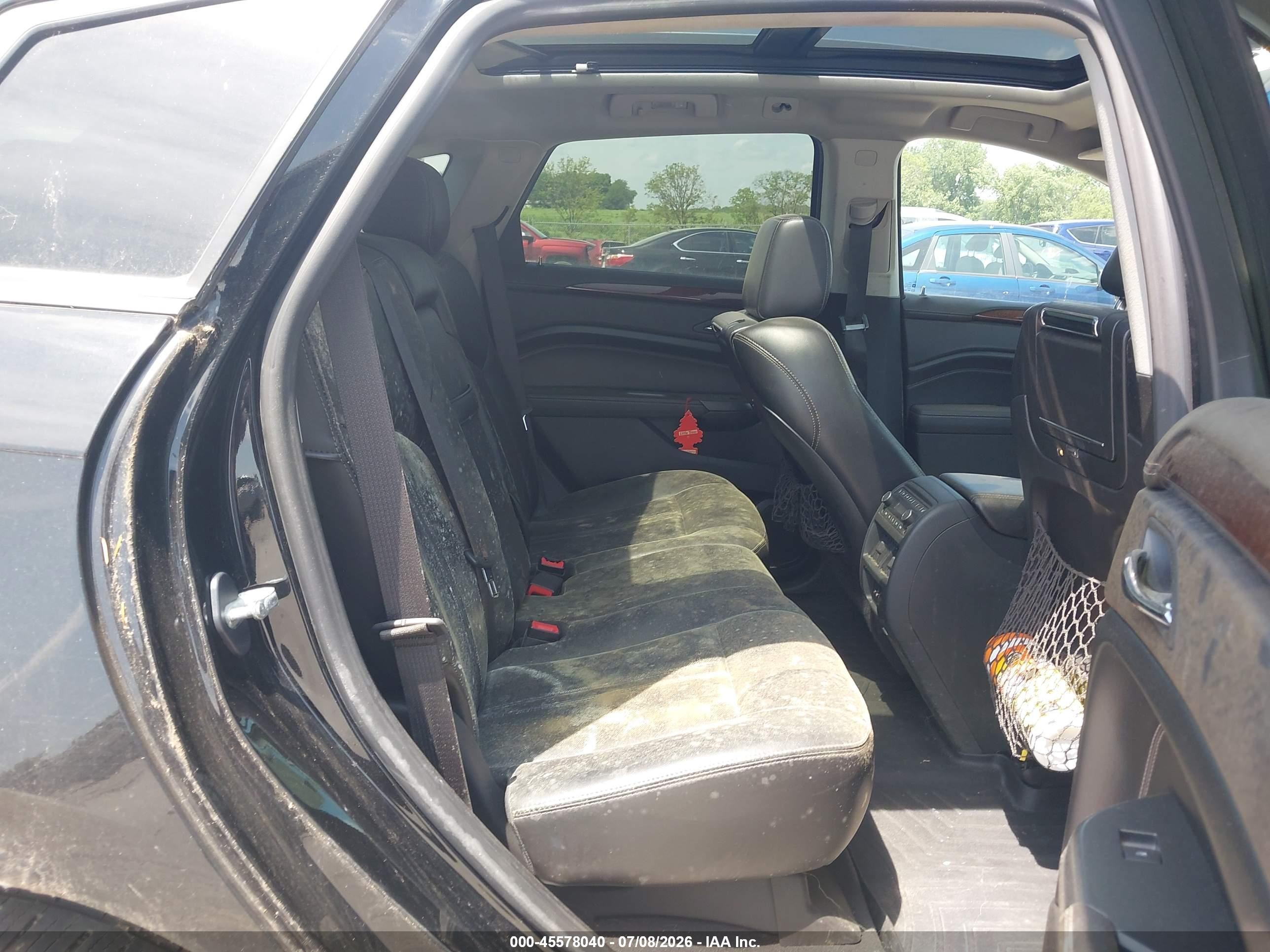 2012 Cadillac Srx Premium Collection Black vin: 3GYFNFE34CS500364