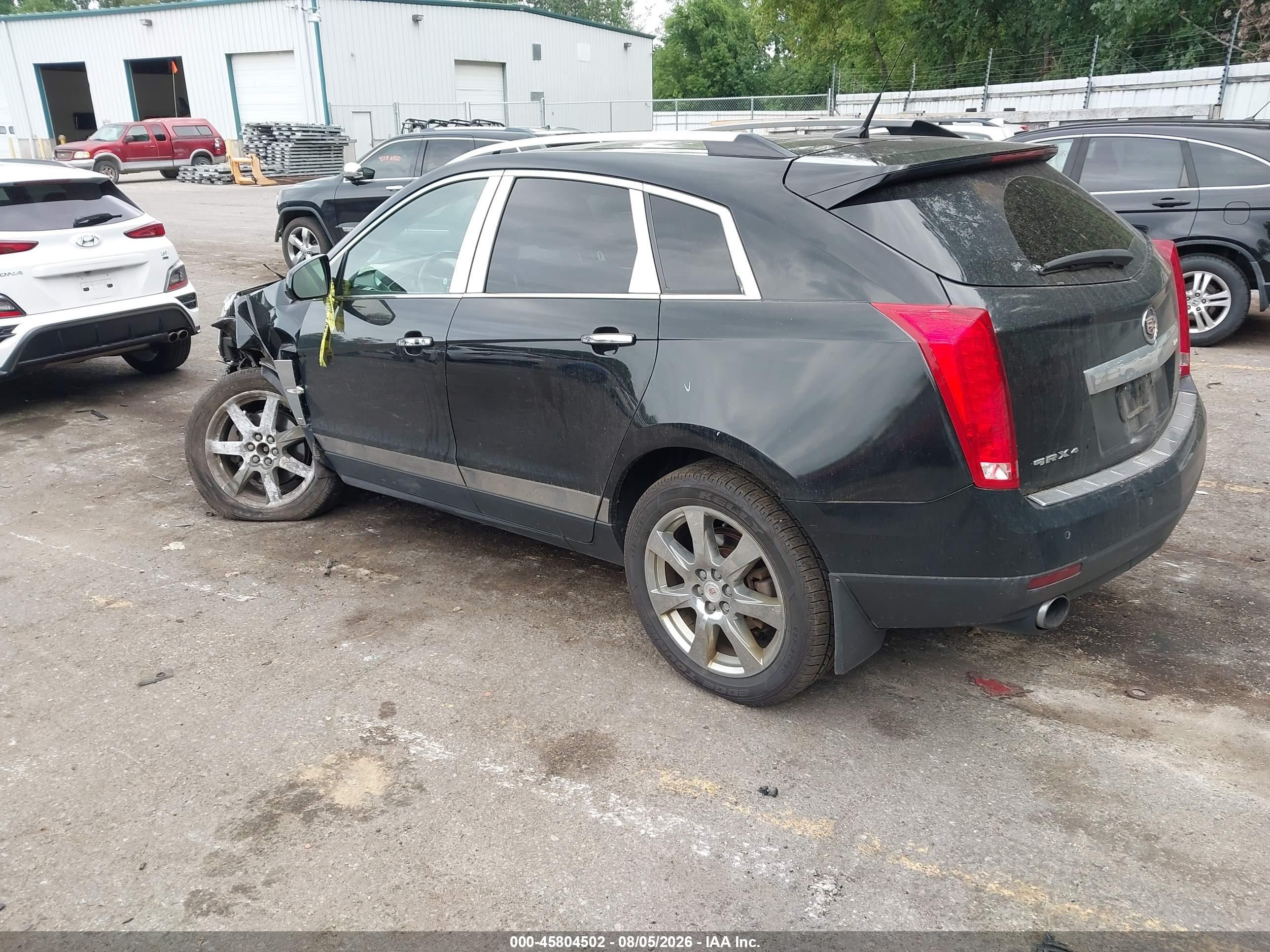 2012 Cadillac Srx Premium Collection Черный vin: 3GYFNFE34CS516175