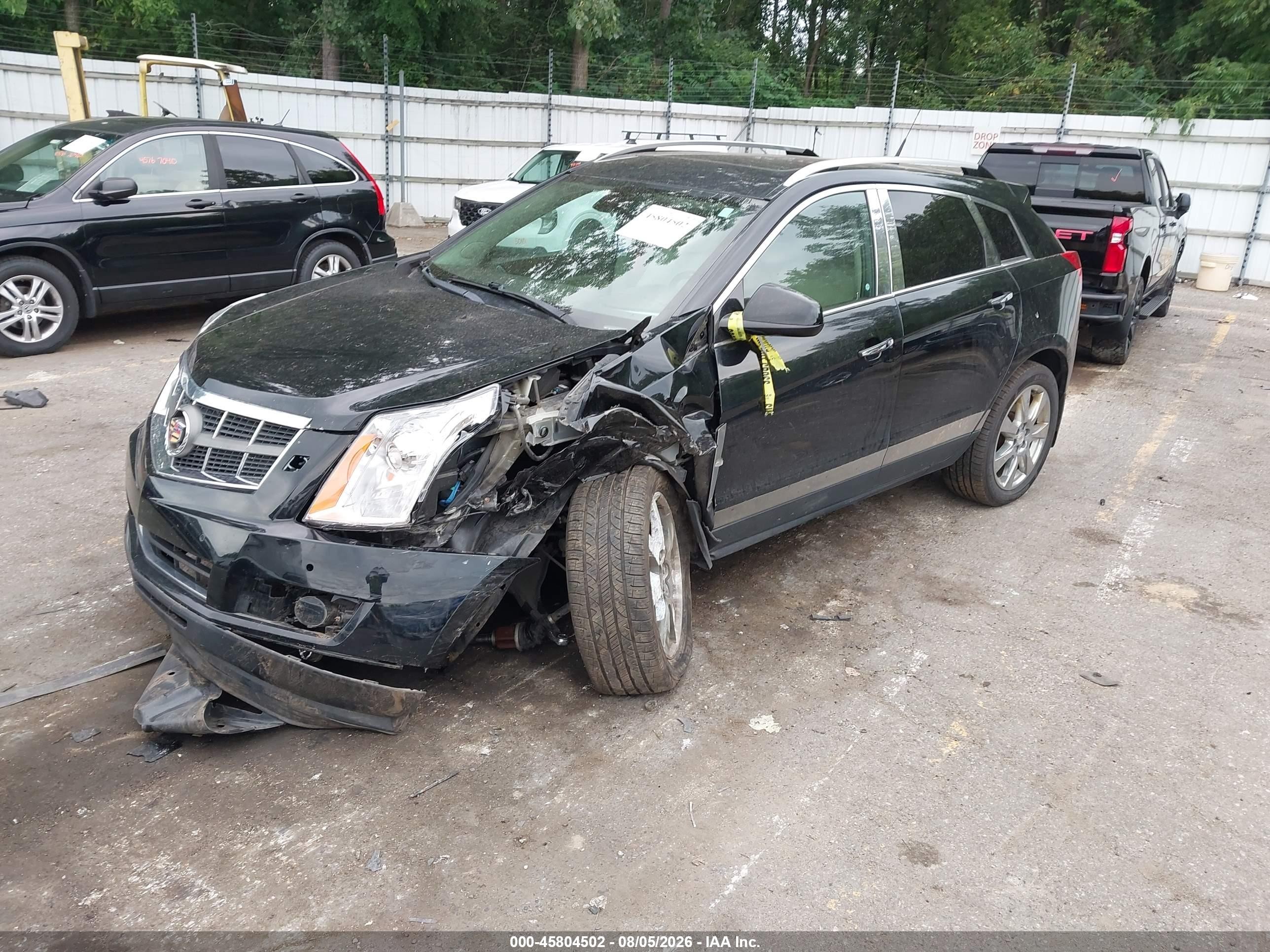 2012 Cadillac Srx Premium Collection Черный vin: 3GYFNFE34CS516175