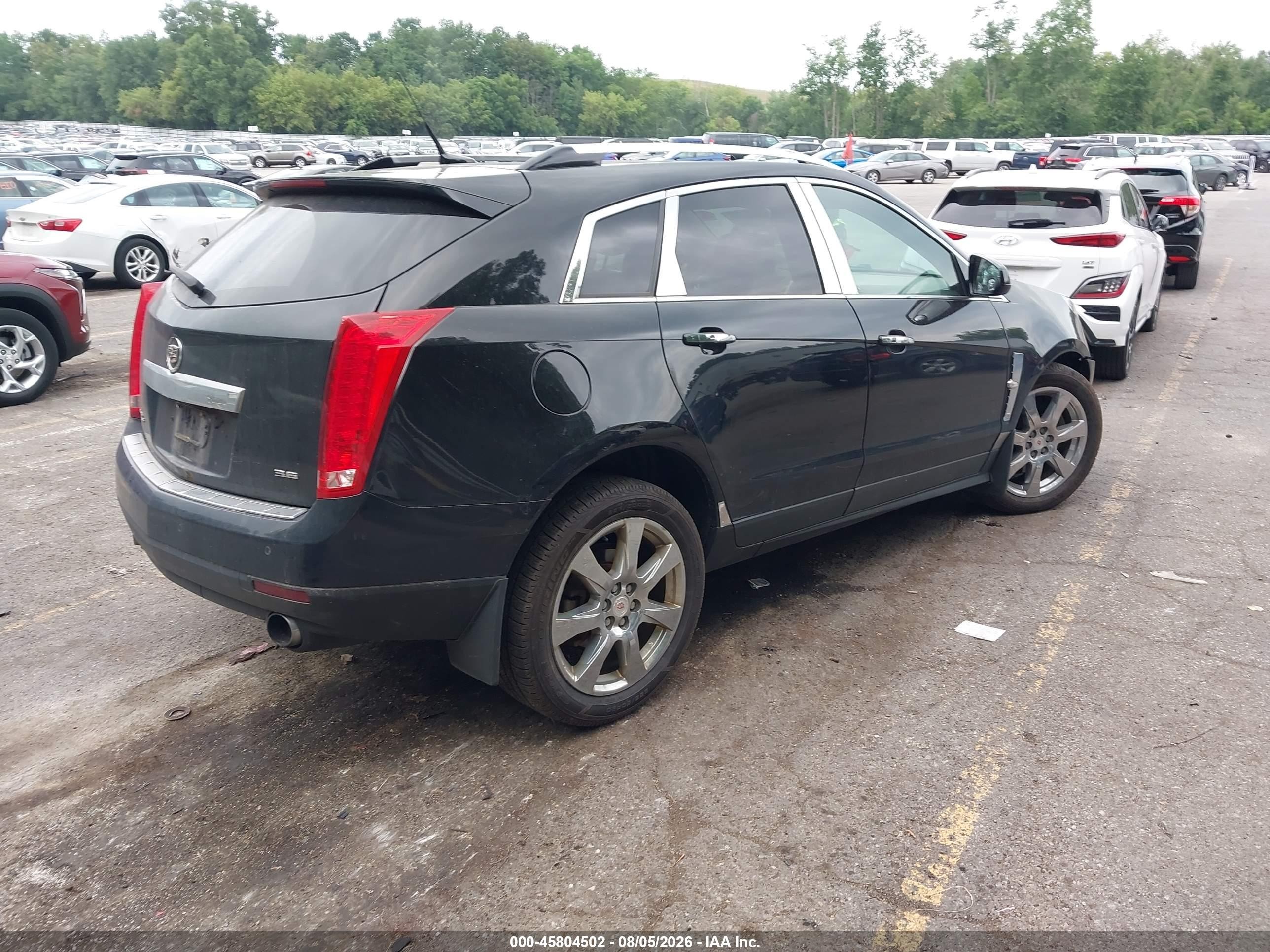 2012 Cadillac Srx Premium Collection Черный vin: 3GYFNFE34CS516175
