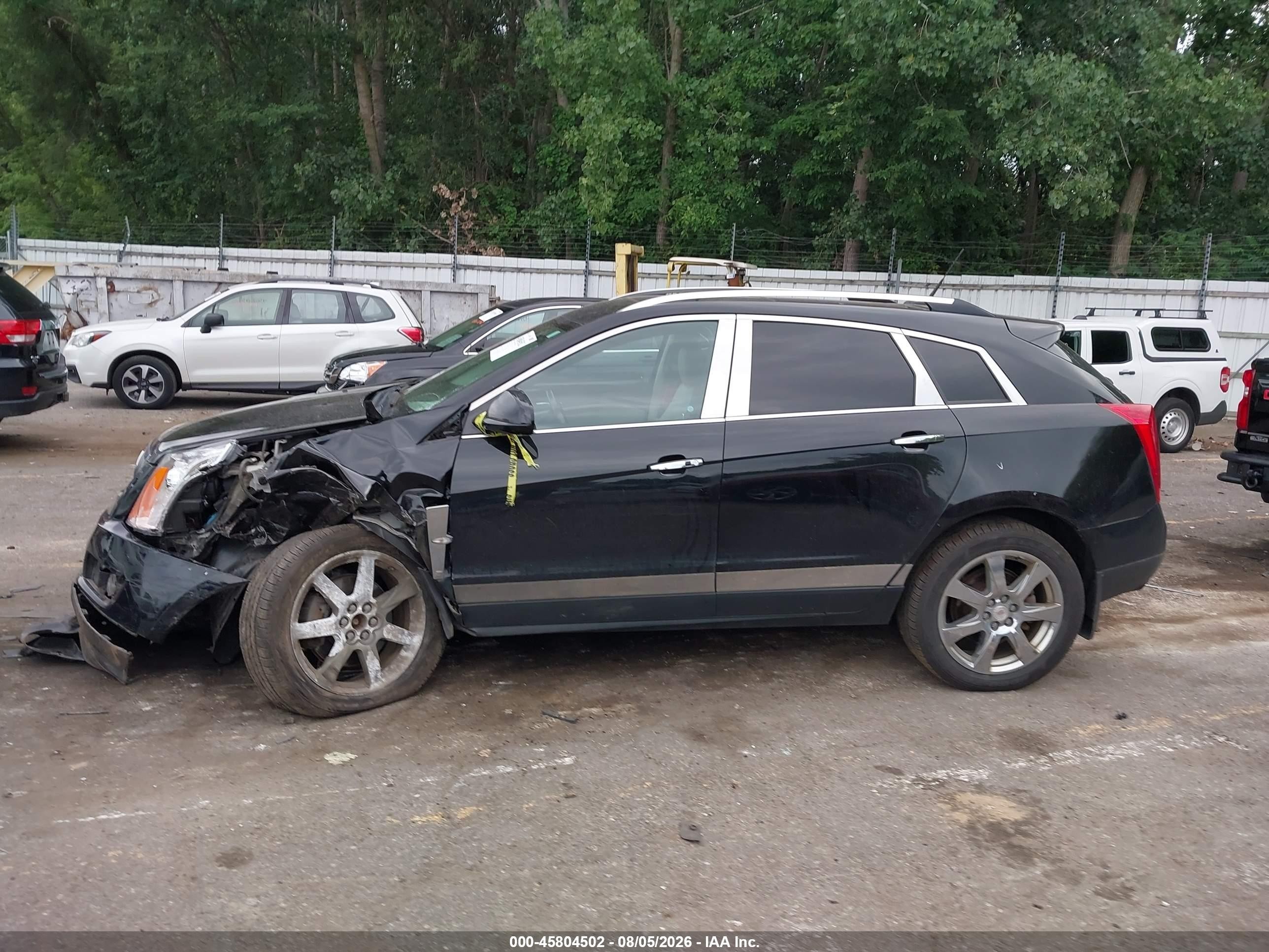 2012 Cadillac Srx Premium Collection Черный vin: 3GYFNFE34CS516175