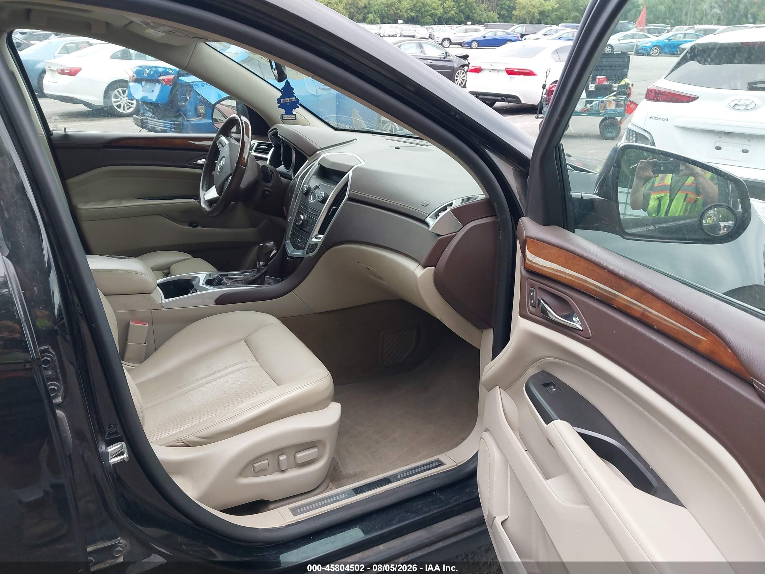 2012 Cadillac Srx Premium Collection Черный vin: 3GYFNFE34CS516175
