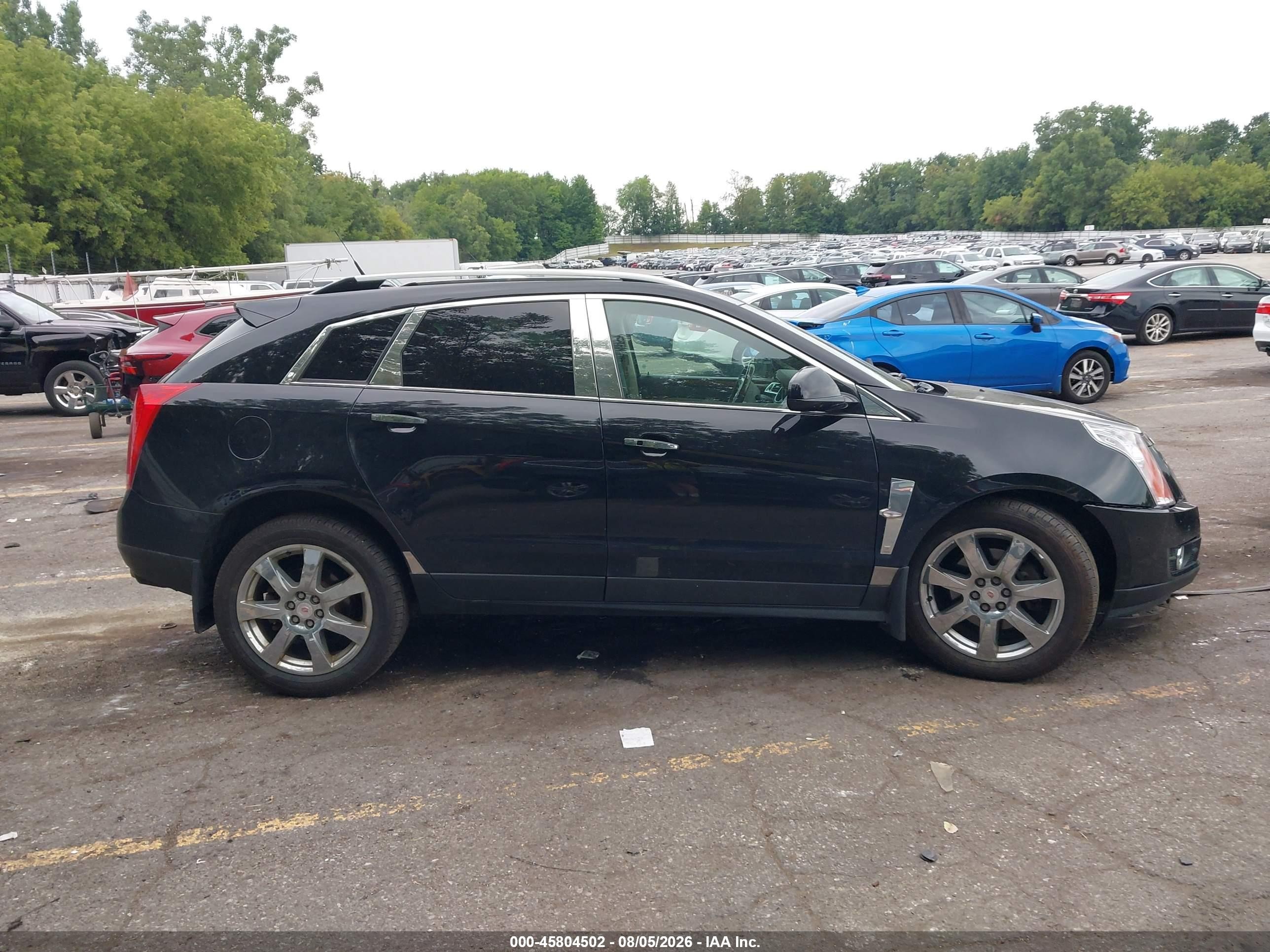2012 Cadillac Srx Premium Collection Черный vin: 3GYFNFE34CS516175