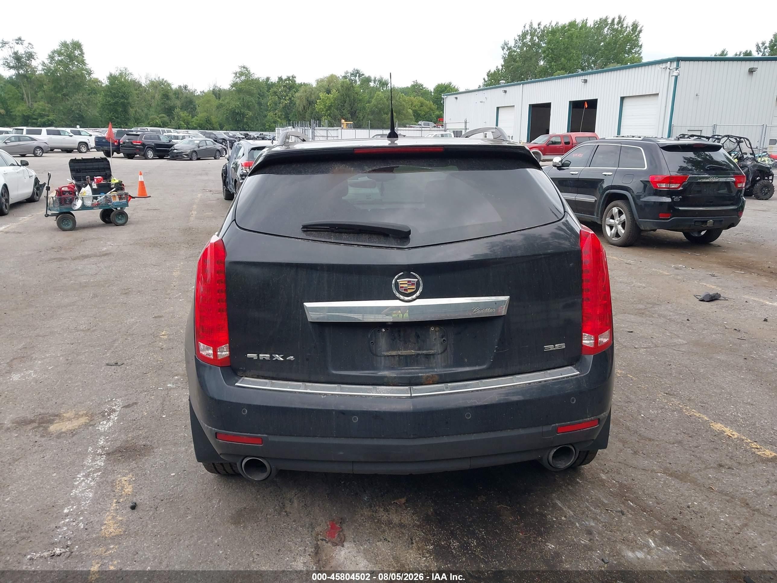 2012 Cadillac Srx Premium Collection Черный vin: 3GYFNFE34CS516175