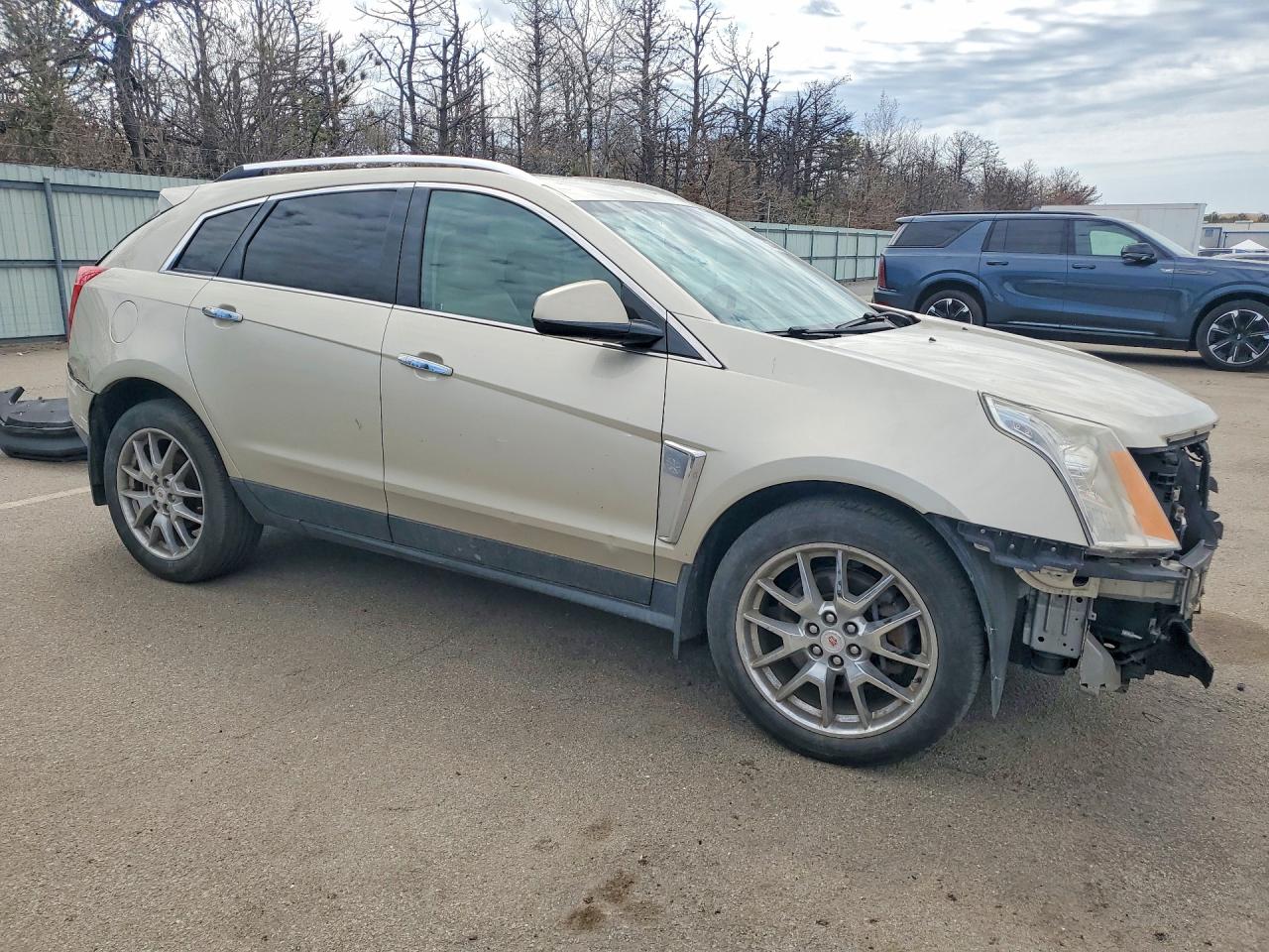 2014 Cadillac Srx Performance Collection Cream vin: 3GYFNFE34ES518849