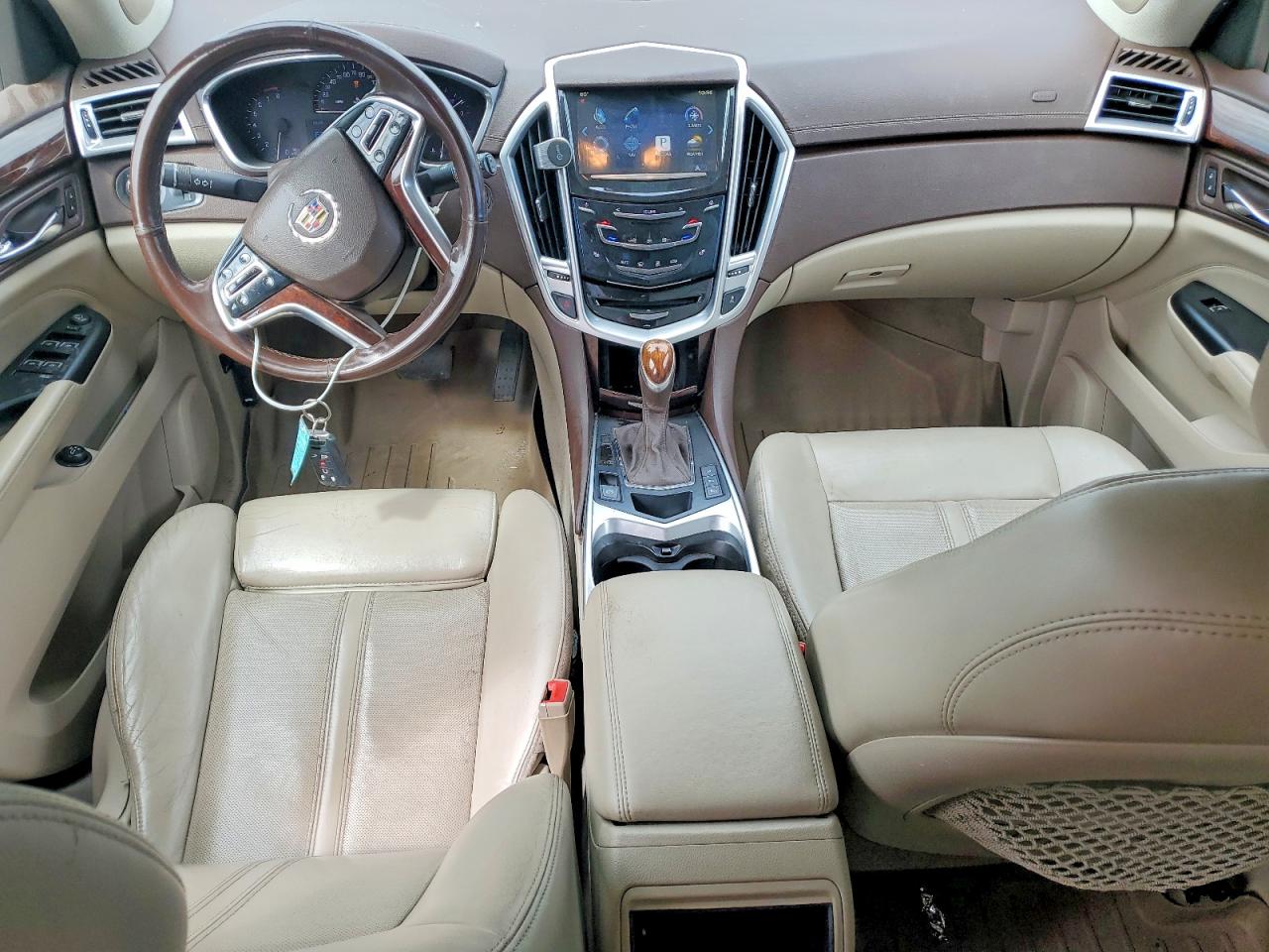 2014 Cadillac Srx Performance Collection Cream vin: 3GYFNFE34ES518849