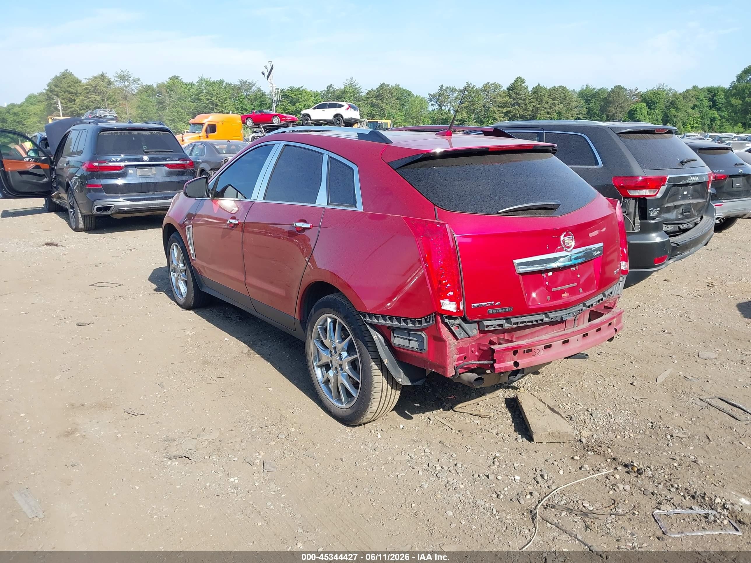 2014 Cadillac Srx Performance Collection Red vin: 3GYFNFE34ES544674
