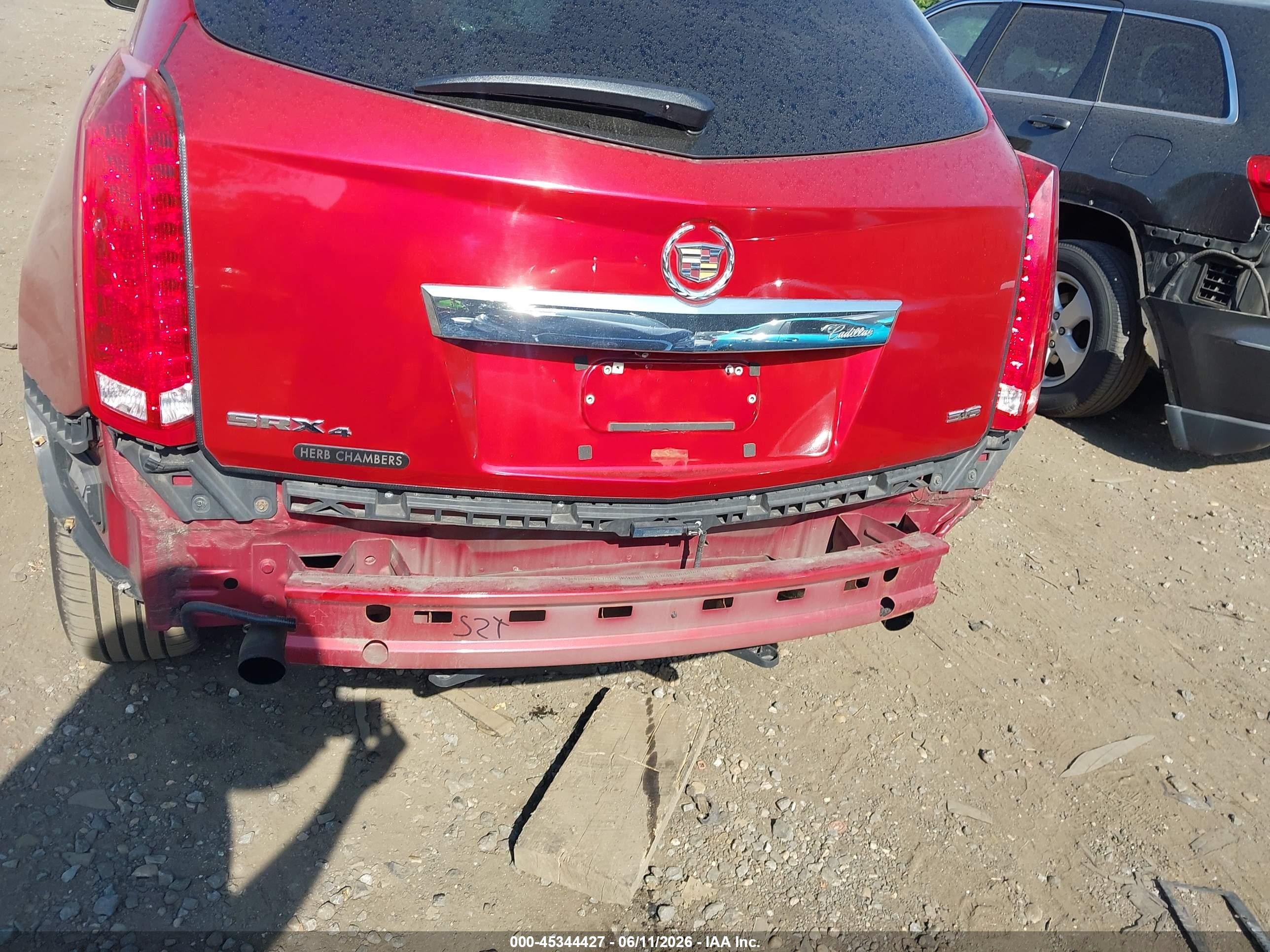 2014 Cadillac Srx Performance Collection Red vin: 3GYFNFE34ES544674