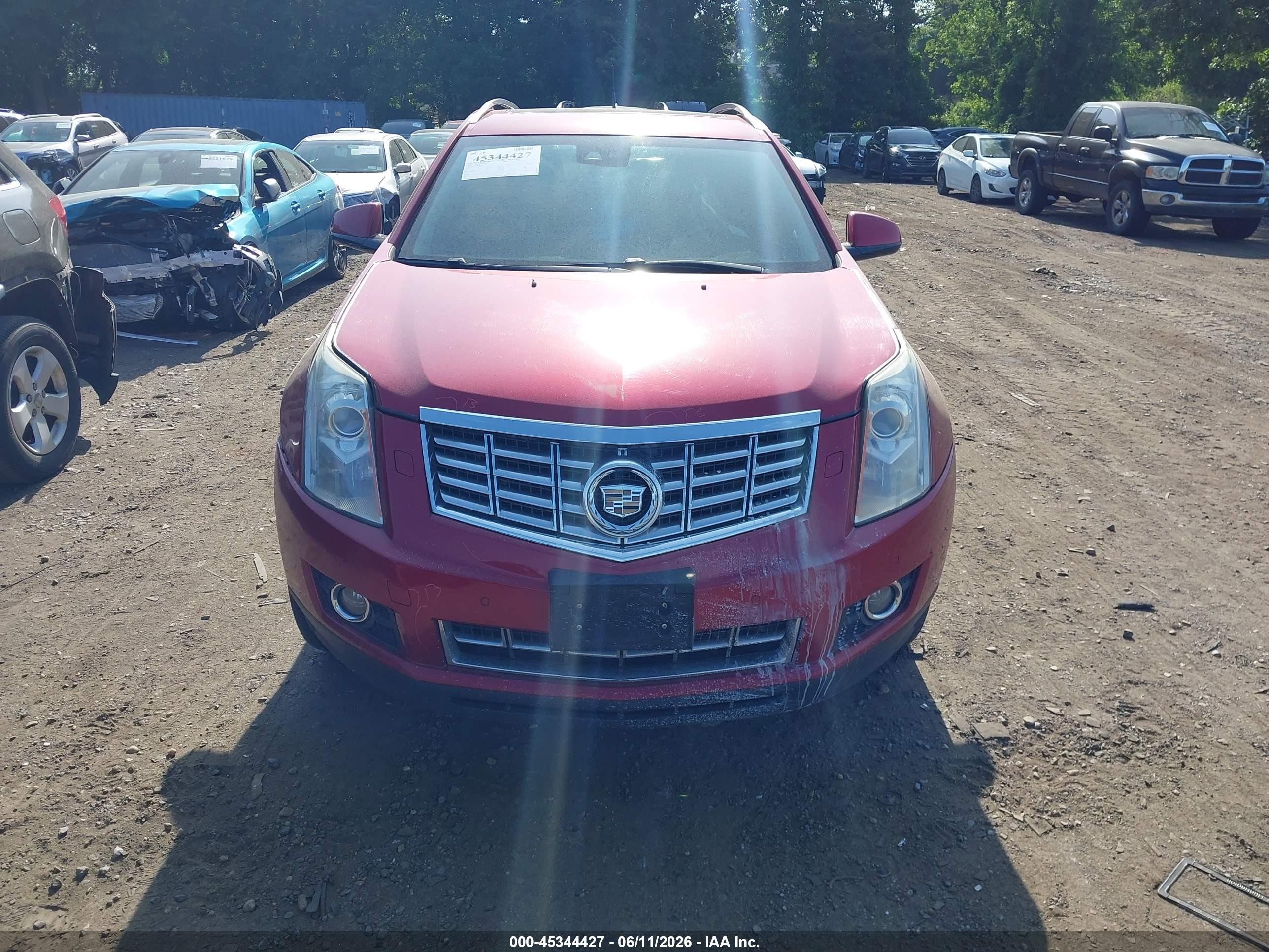 2014 Cadillac Srx Performance Collection Red vin: 3GYFNFE34ES544674