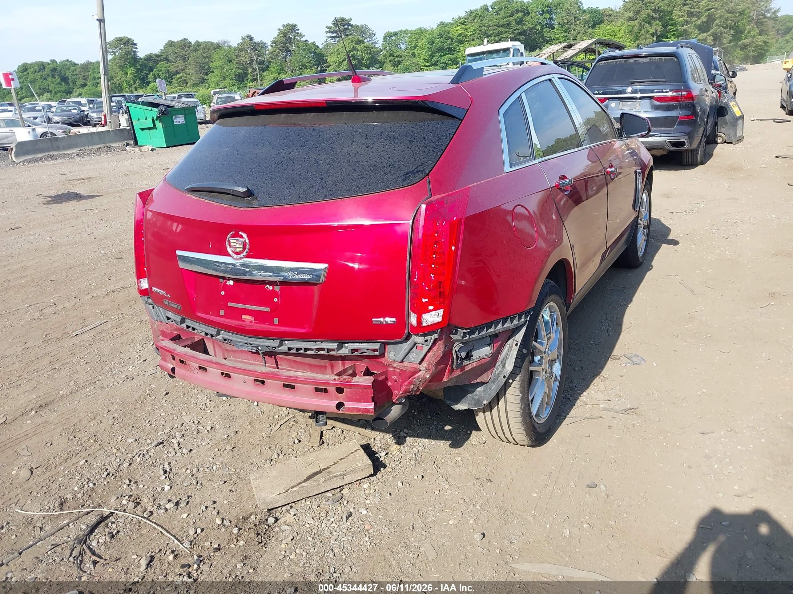 2014 Cadillac Srx Performance Collection Red vin: 3GYFNFE34ES544674