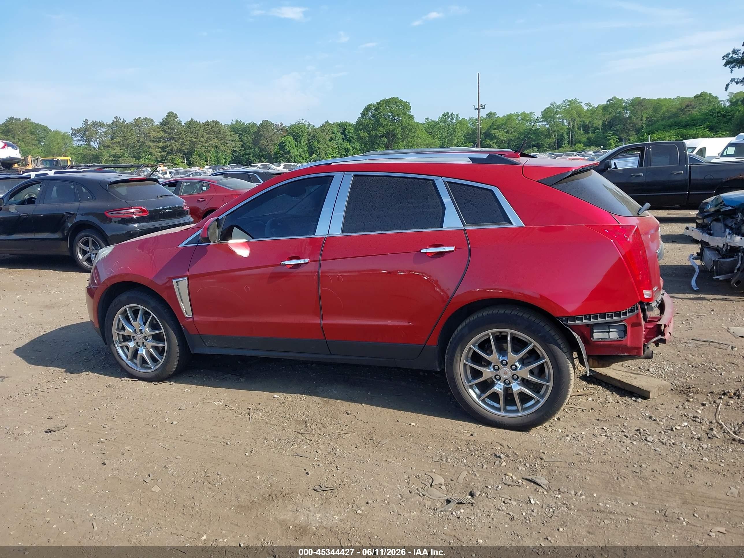 2014 Cadillac Srx Performance Collection Red vin: 3GYFNFE34ES544674