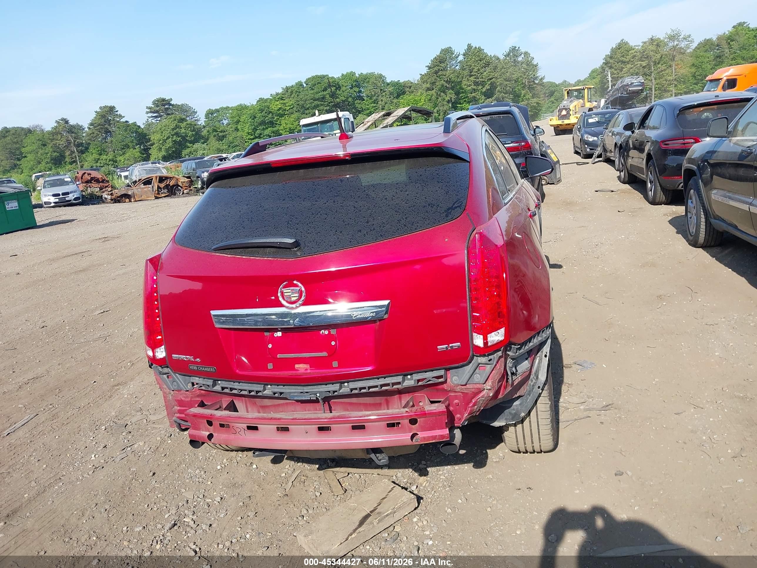 2014 Cadillac Srx Performance Collection Red vin: 3GYFNFE34ES544674