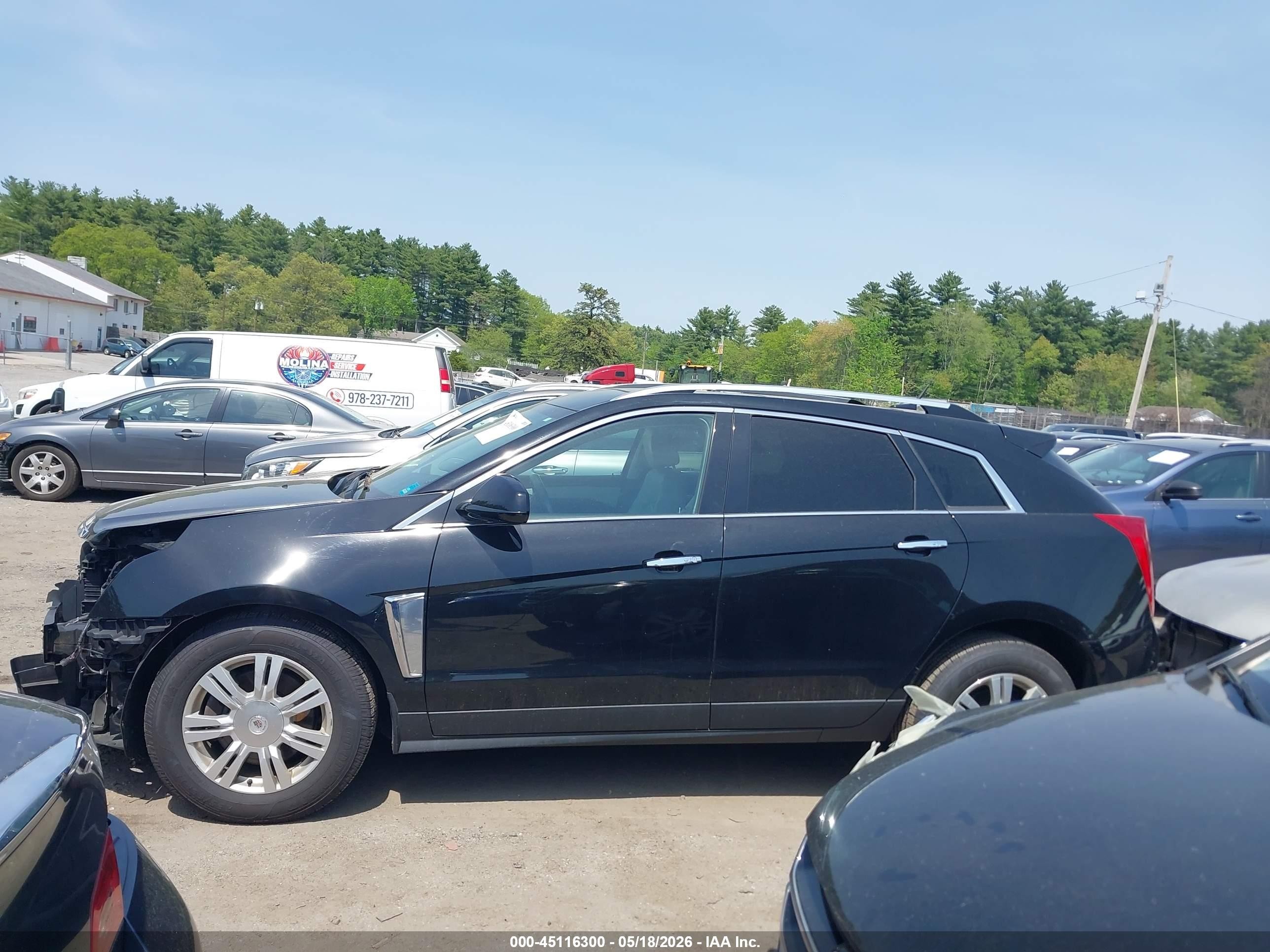 2014 Cadillac Srx Performance Collection Black vin: 3GYFNFE34ES562074