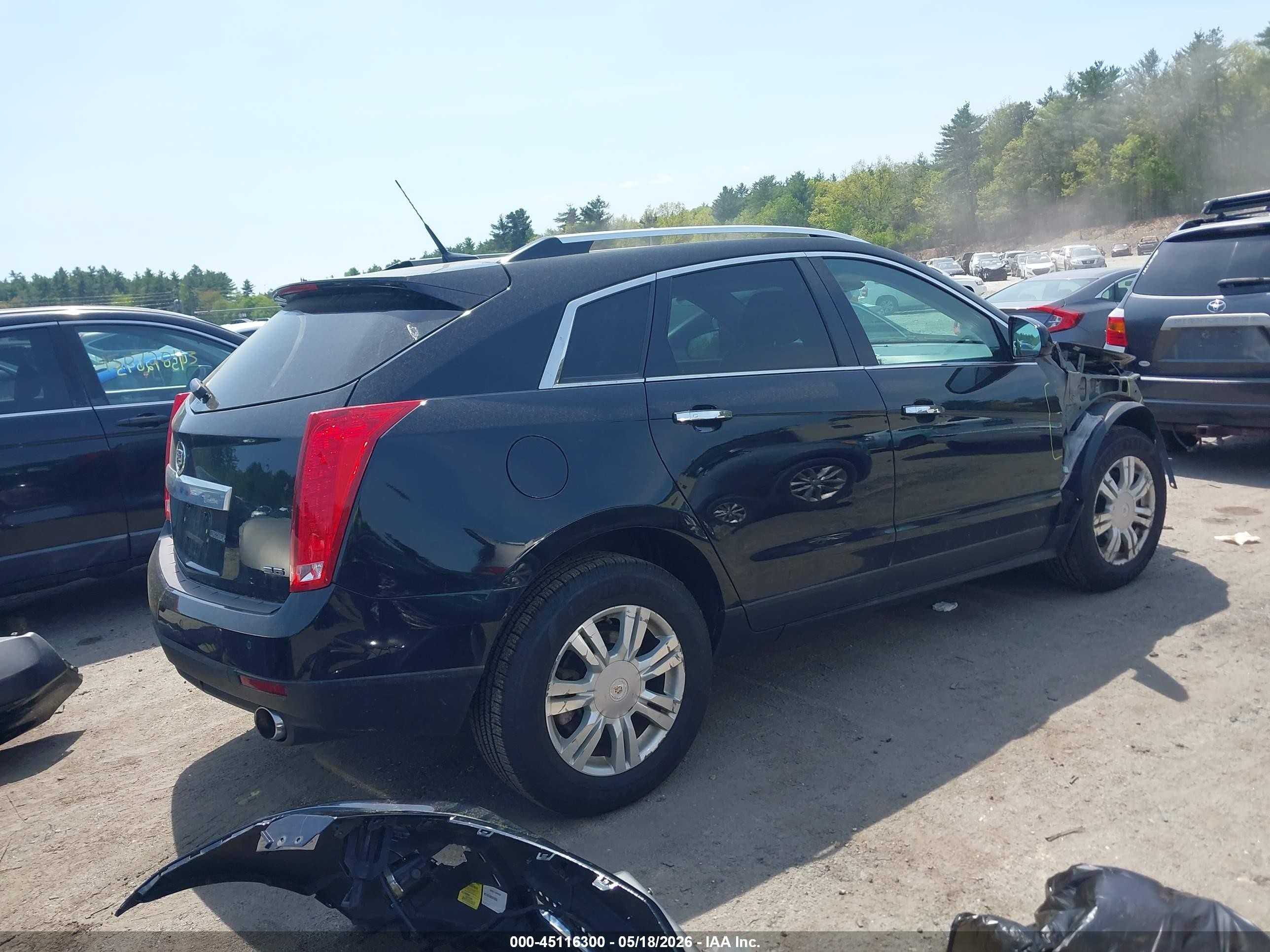 2014 Cadillac Srx Performance Collection Black vin: 3GYFNFE34ES562074